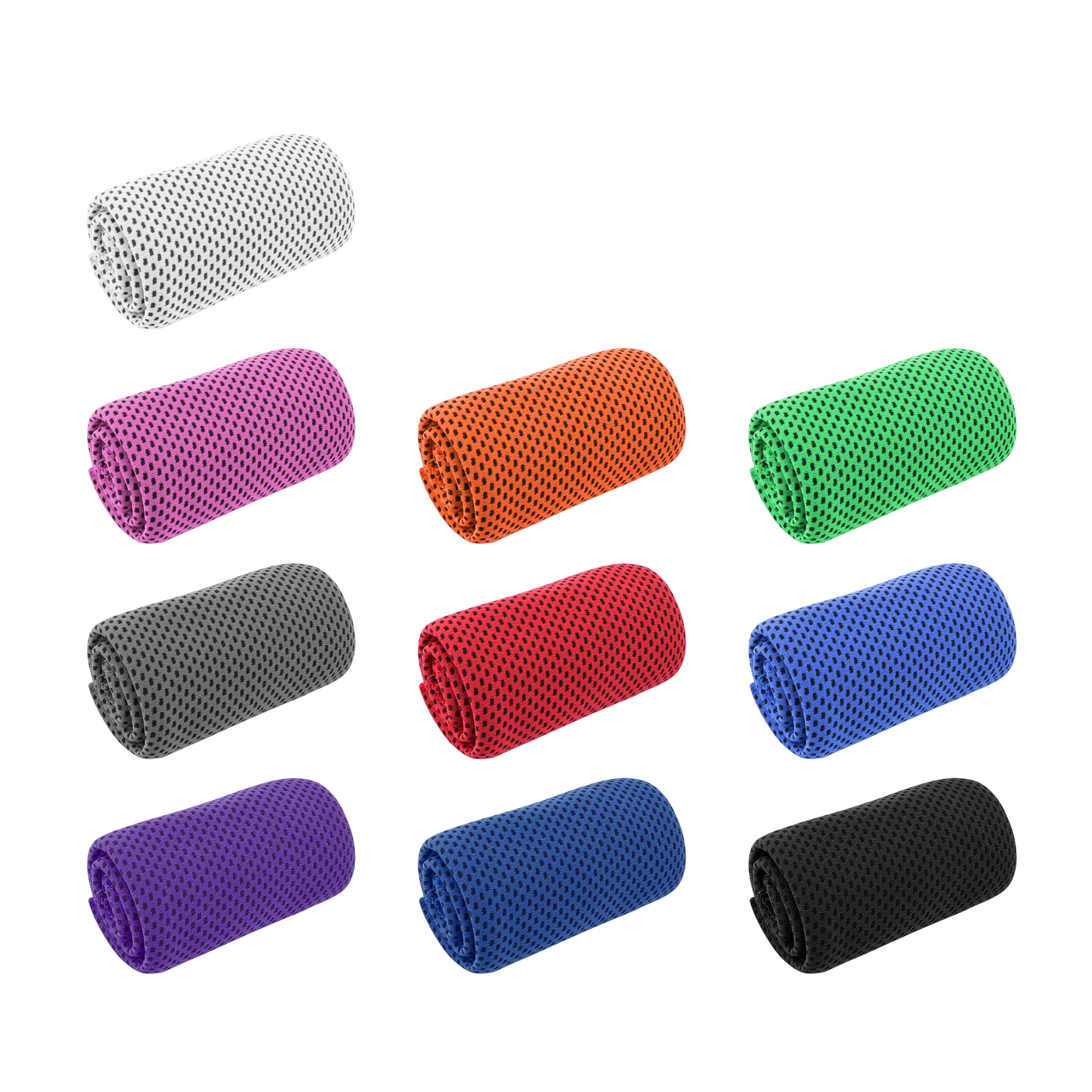 30.5" x 11" Polyester Gym Cooling Towel W/ Silkscreen Logo thumbnail 10