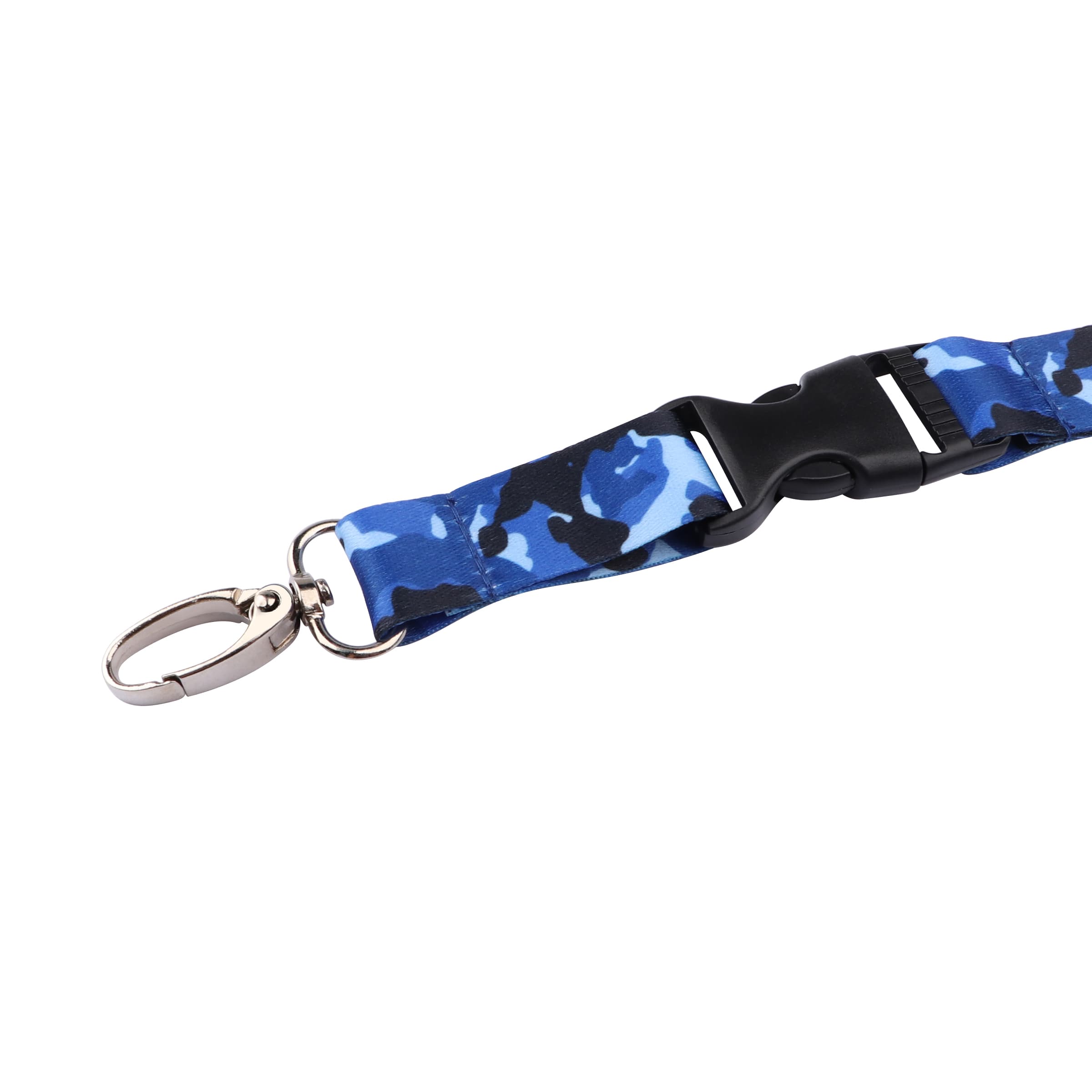 3/4" Polyester Detachable Lanyard W/ Breakaway & Oval Clasp thumbnail 2