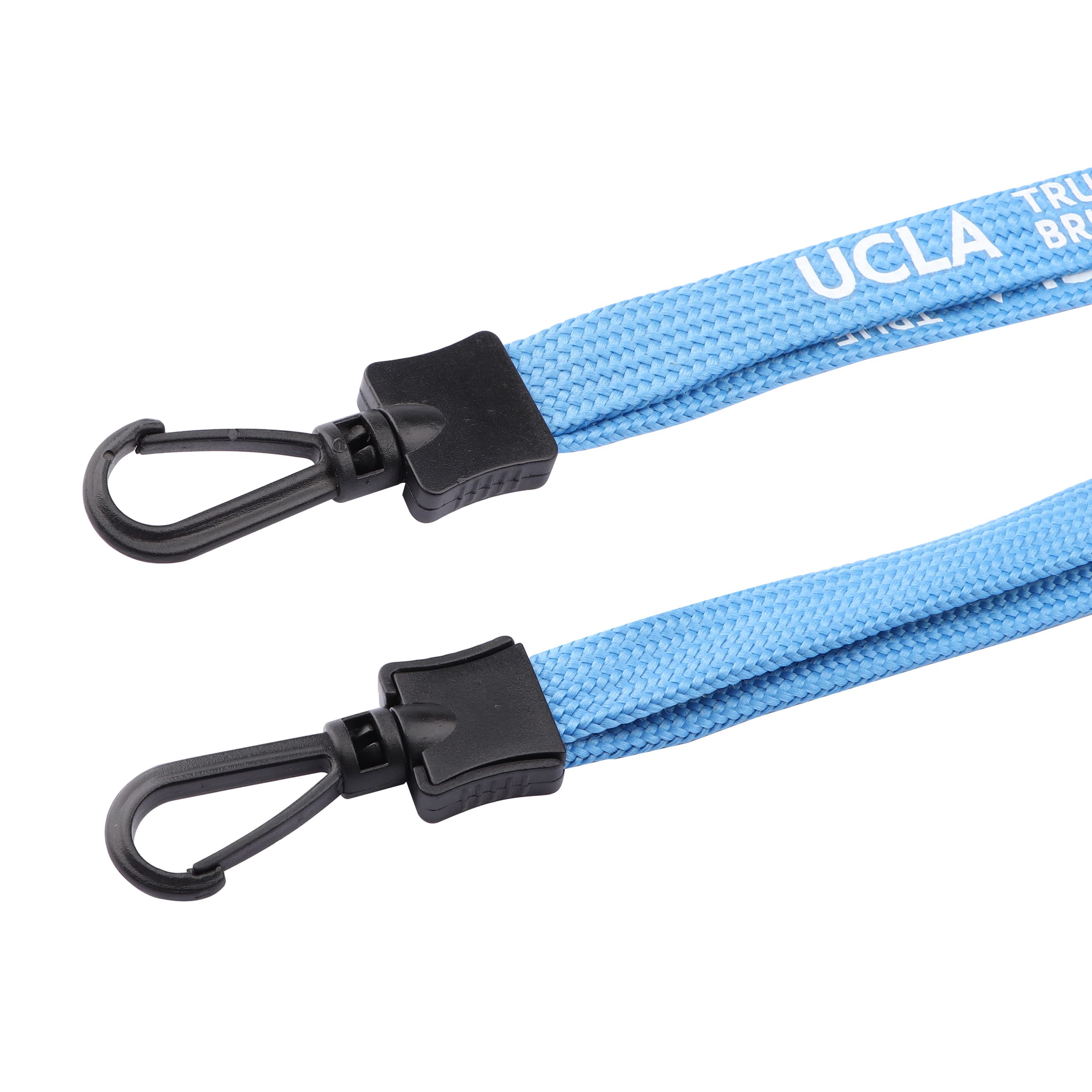 3/5" Polyester Flat Braid Lanyard Strap W/ Plastic J Hook thumbnail 12