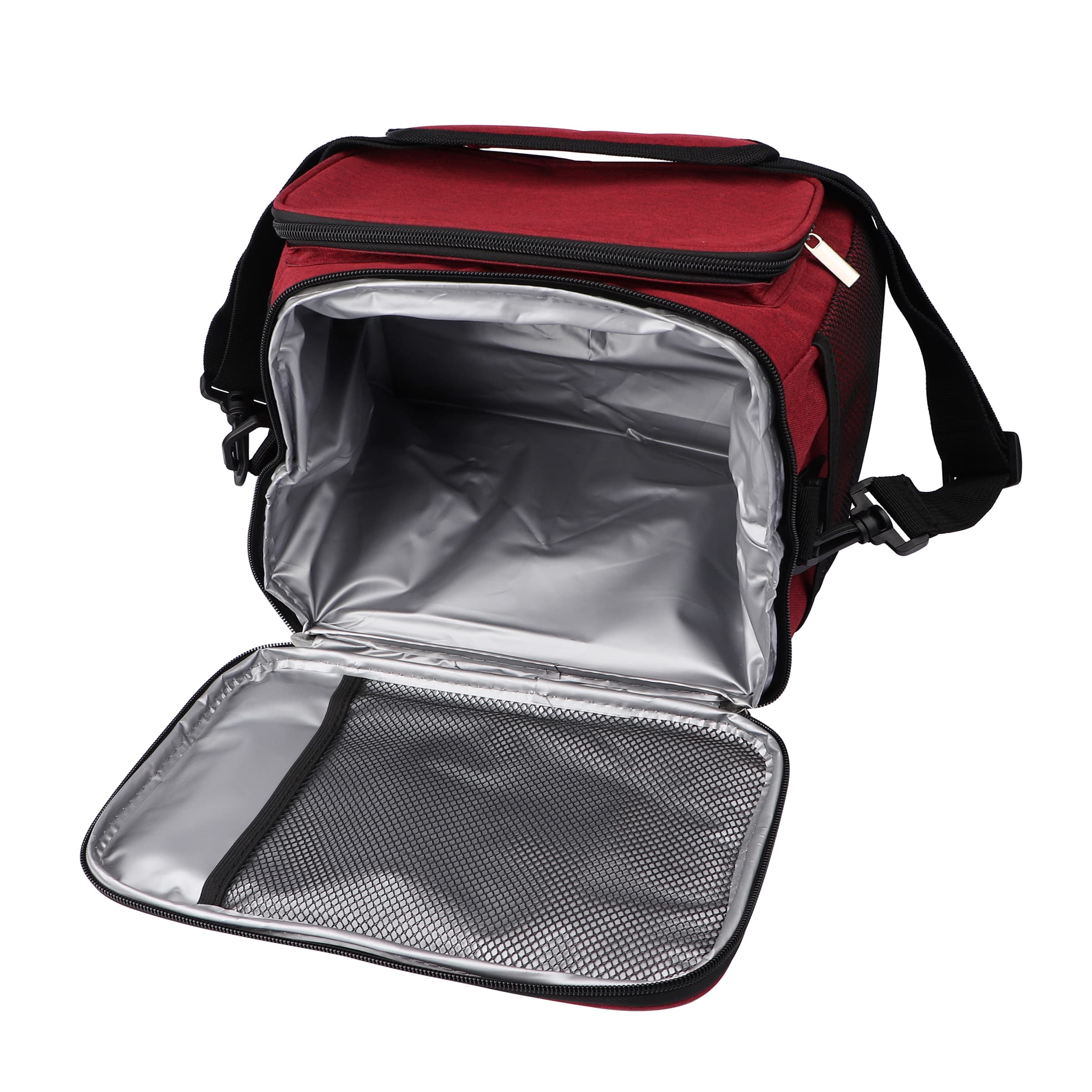 10L Insulated Cooler Bag for Lunch W/ Shoulder Strap&Handles thumbnail 3