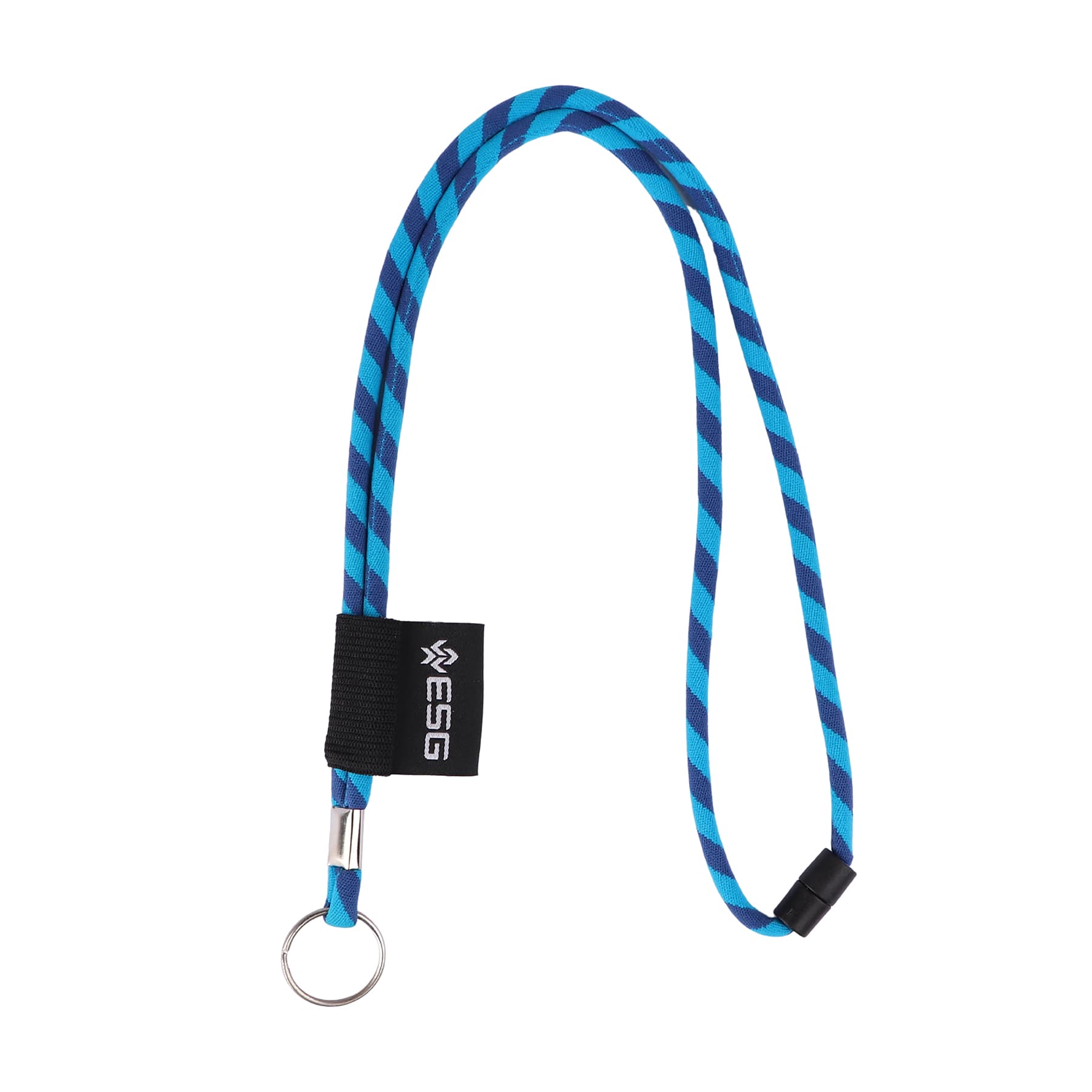 Nylon Breakaway Rope Lanyard W/ Split Ring and Metal Crimp thumbnail 2