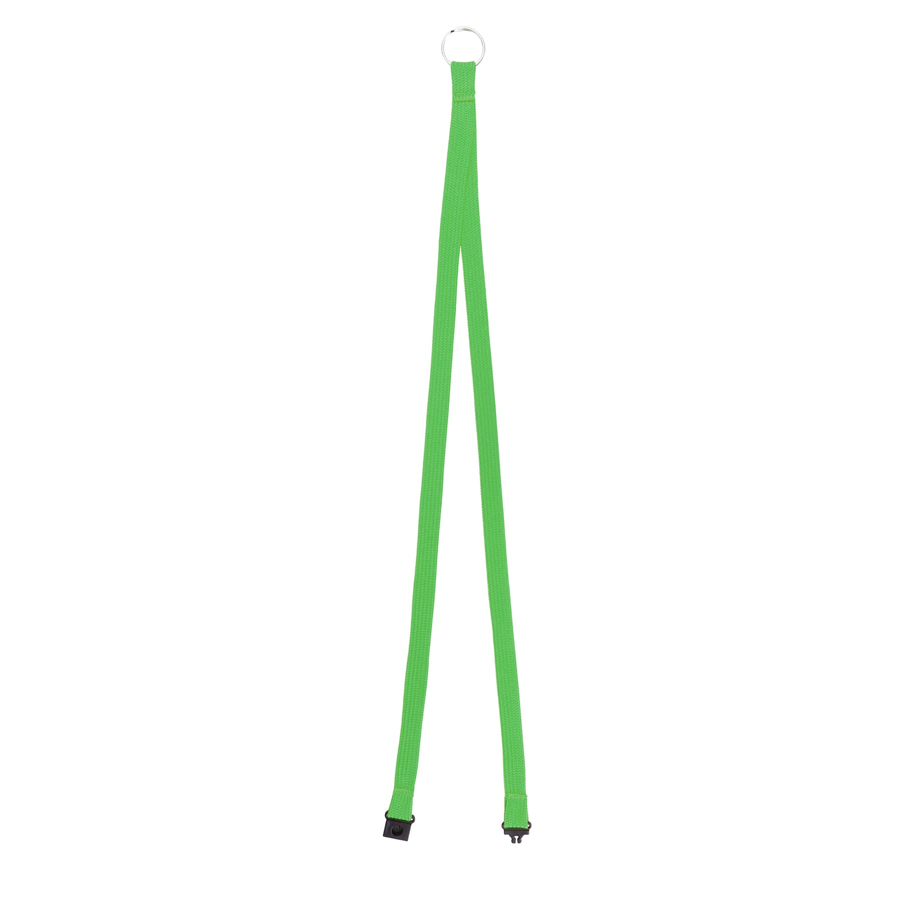 0.4" Silkscreen Polyester Lanyard w/ Breakaway & Split Ring