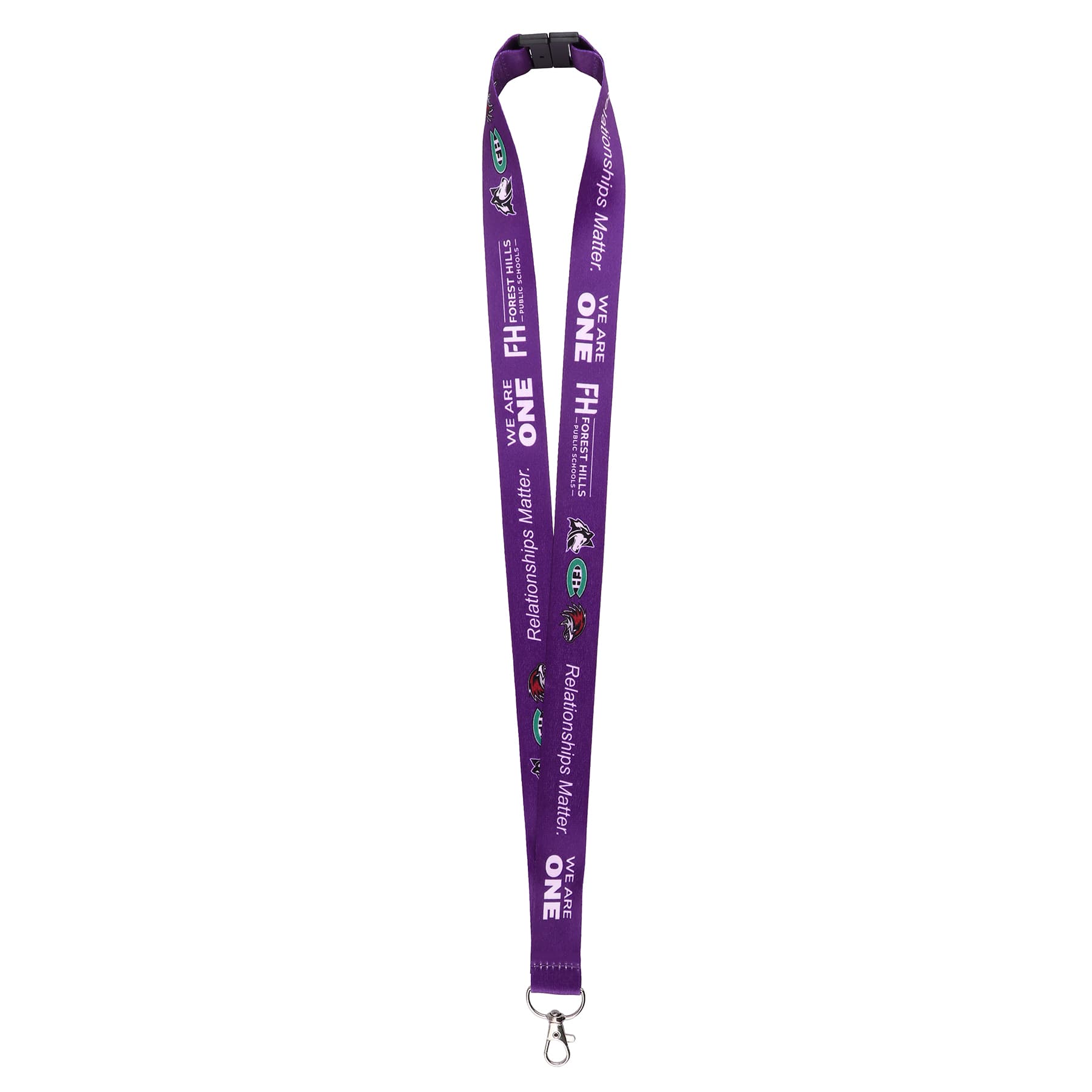 1" Polyester Breakaway Lanyard for ID Badges W/ Lobster Claw thumbnail 9