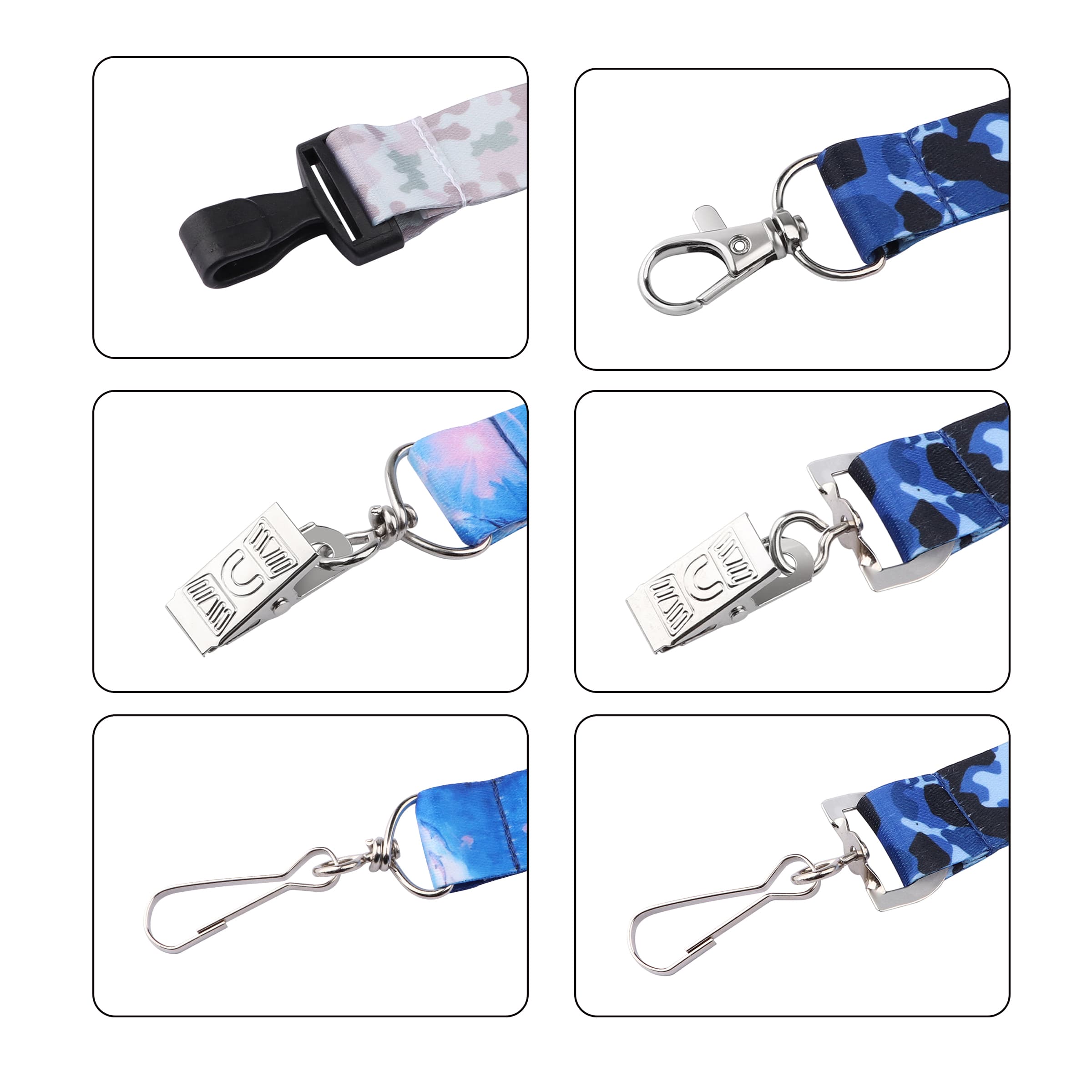 3/4" Polyester Safety Breakaway Lanyard for ID Badges thumbnail 8