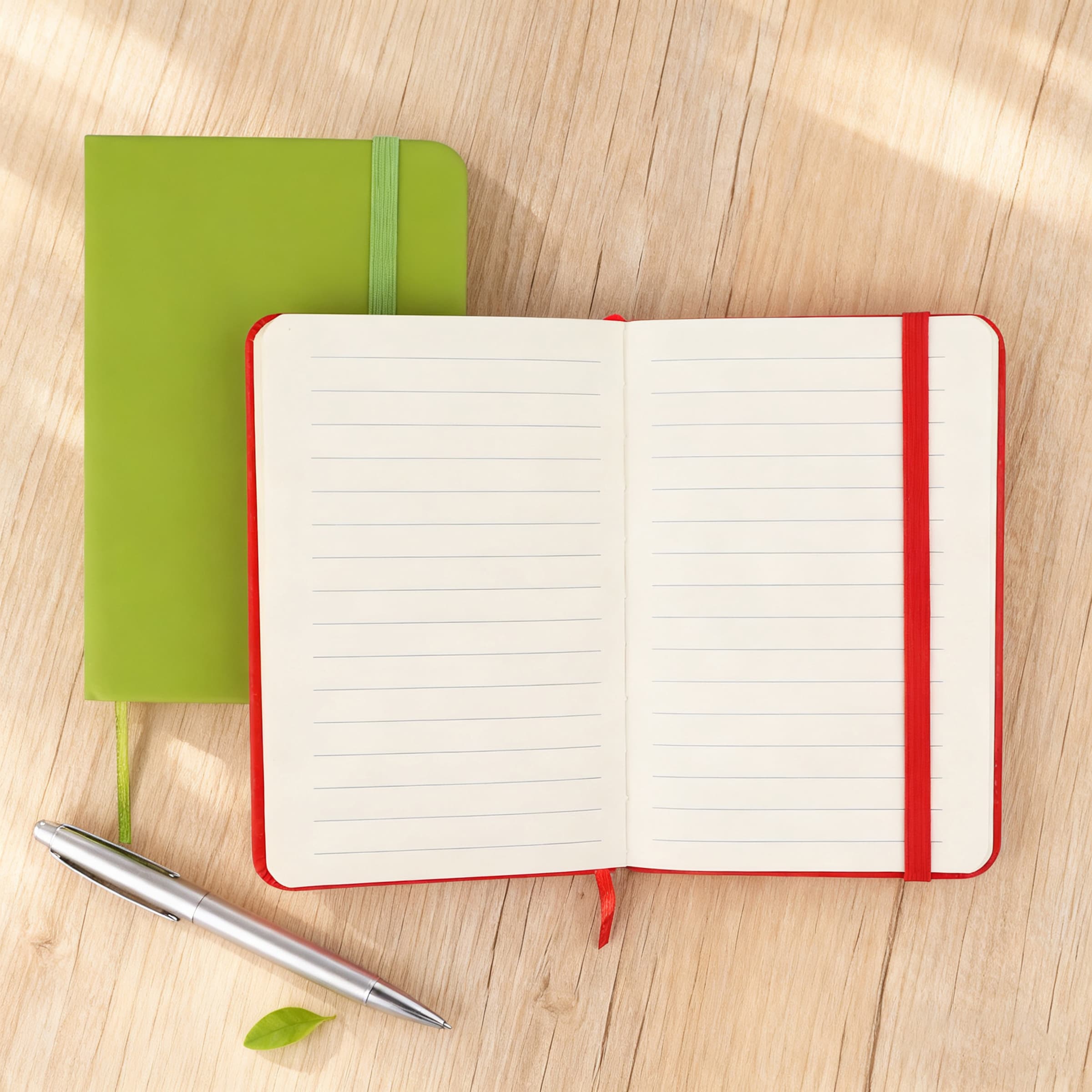 A6 Soft Touch Pocket Journal Notebook W/ Elastic Band  thumbnail 24