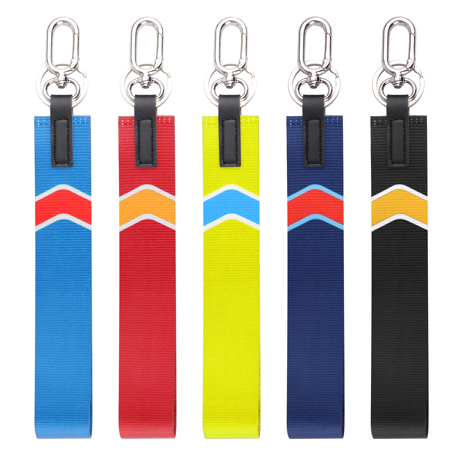 1 1/4" Polyester Wrist Lanyard Keychain Strap W/ Key ring thumbnail 5