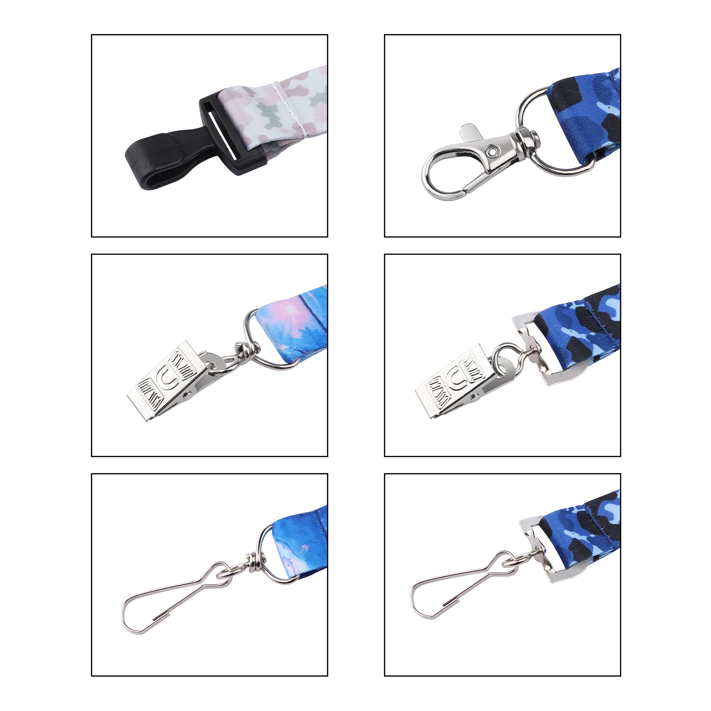 3/4" Polyester Lanyards For ID Badges W/ Attachment Hook thumbnail 9