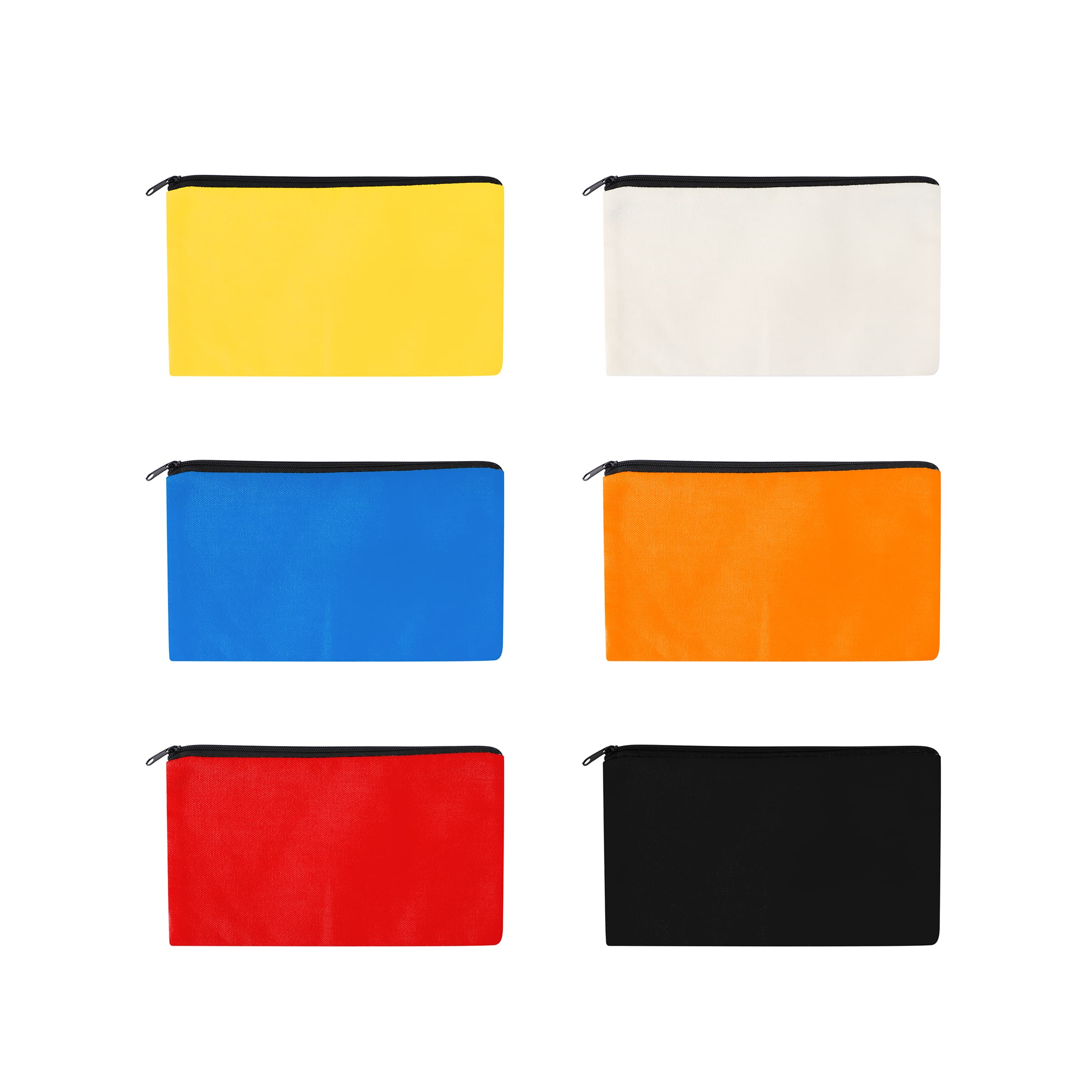 Small Poly Cotton Canvas Travel Zipper Bags for Cosmetic thumbnail 7