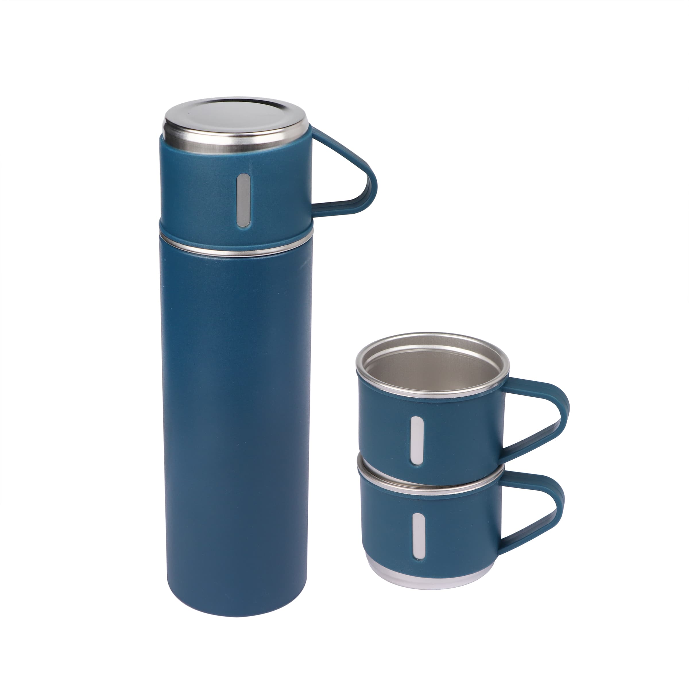 17Oz Vacuum Insulated Thermo Water Bottle with 3 Mug Lids thumbnail 8