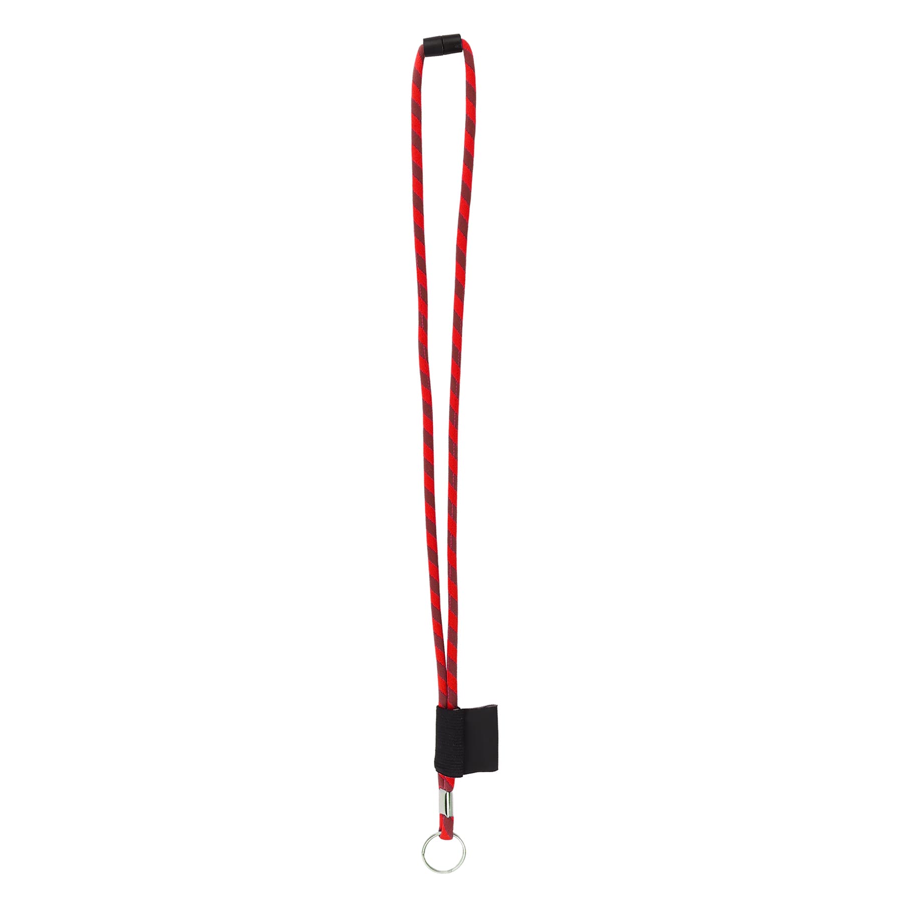 Nylon Breakaway Rope Lanyard W/ Split Ring and Metal Crimp thumbnail 5