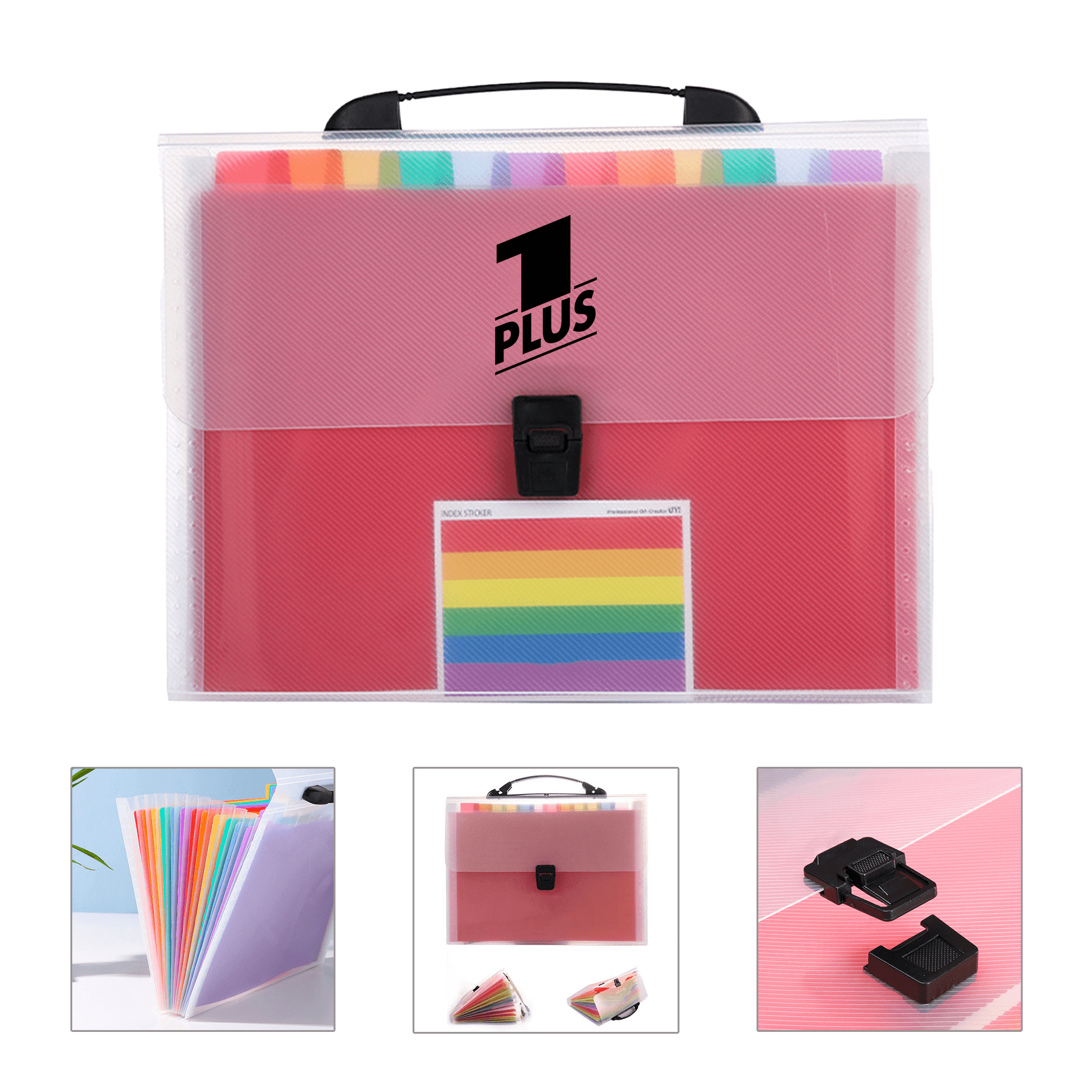 13 Pockets A4 Plastic File Organizer