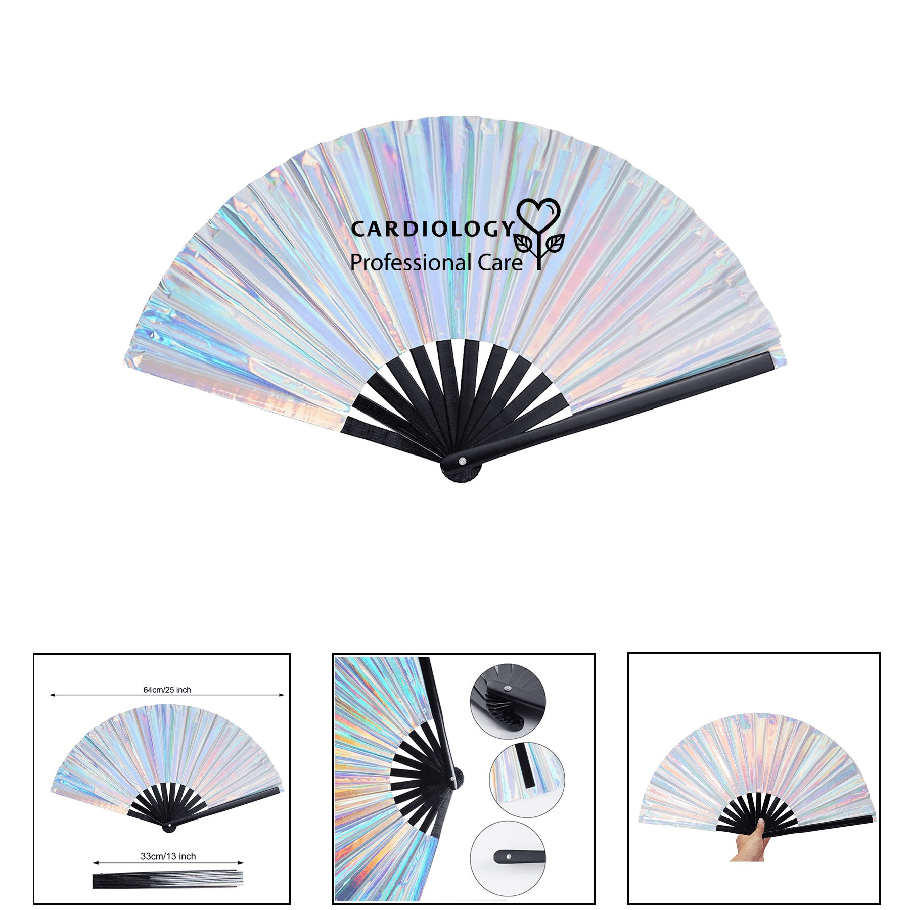 Large Holographic Folding Fan