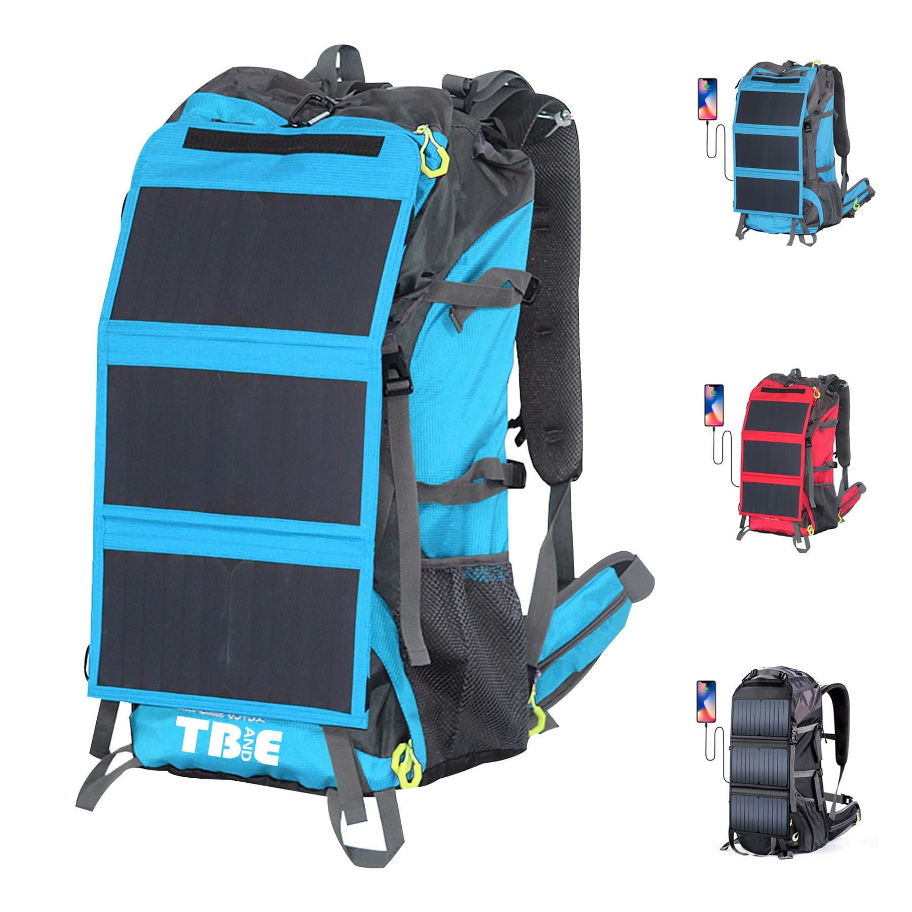 20 Watts Solar Hiking Backpacks