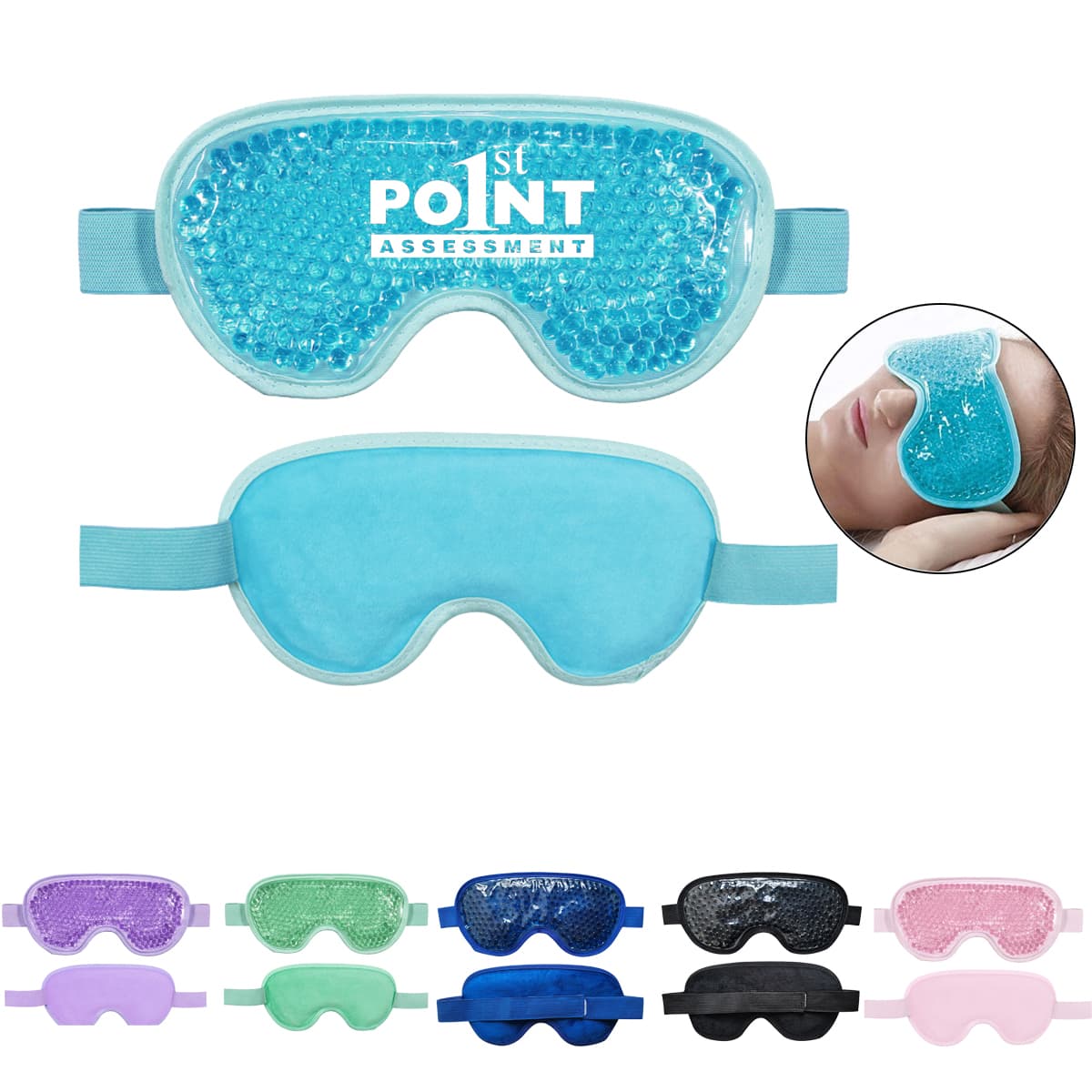 Plush Gel Beads Hot/Cold Eye Mask