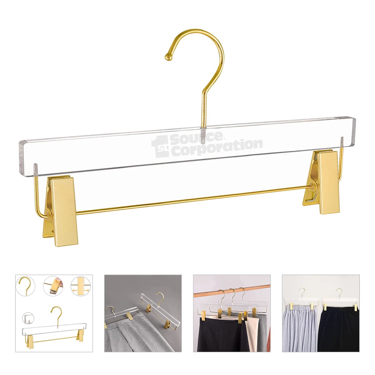 Acrylic pants hanger
