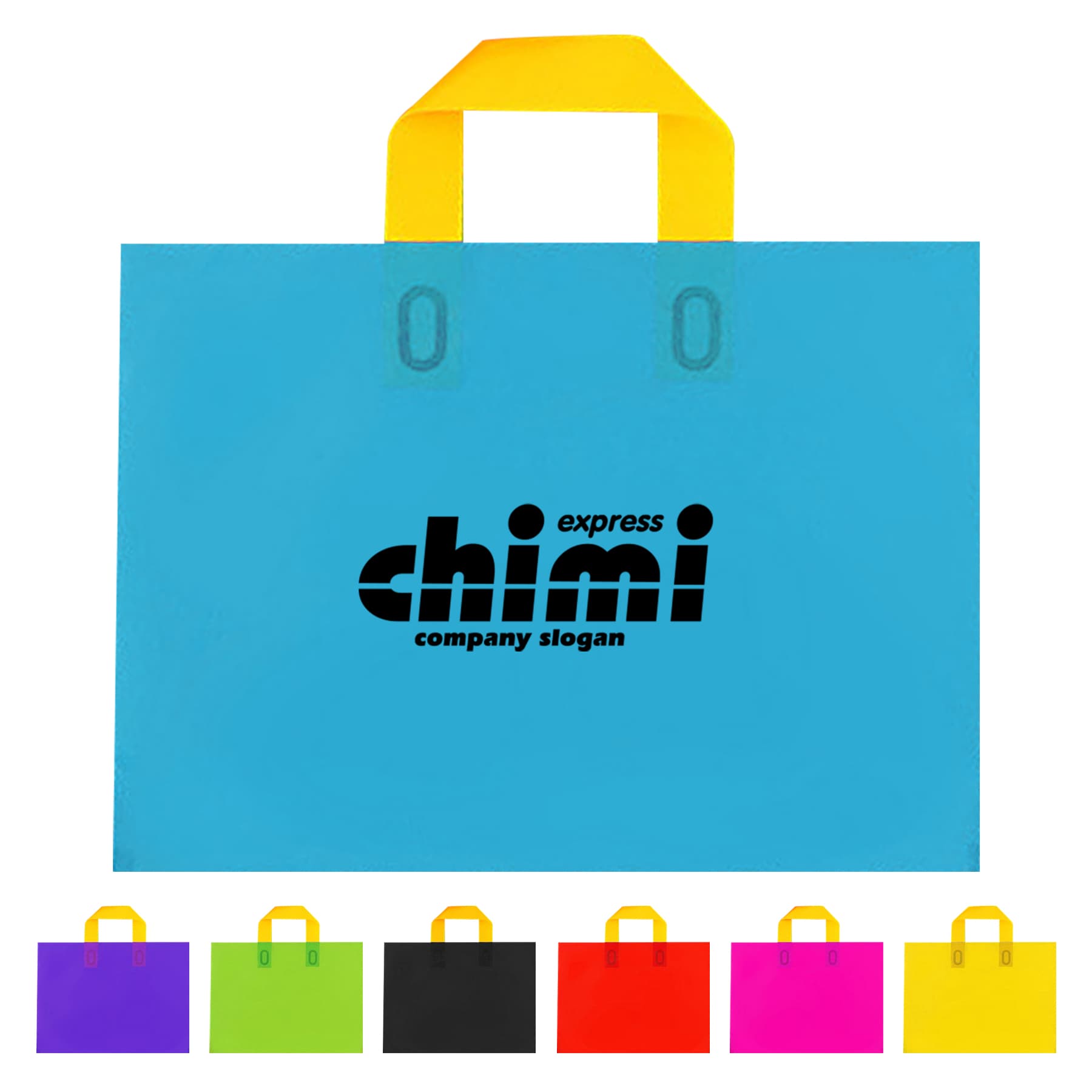 Recyclable Long Handle Tote Bag