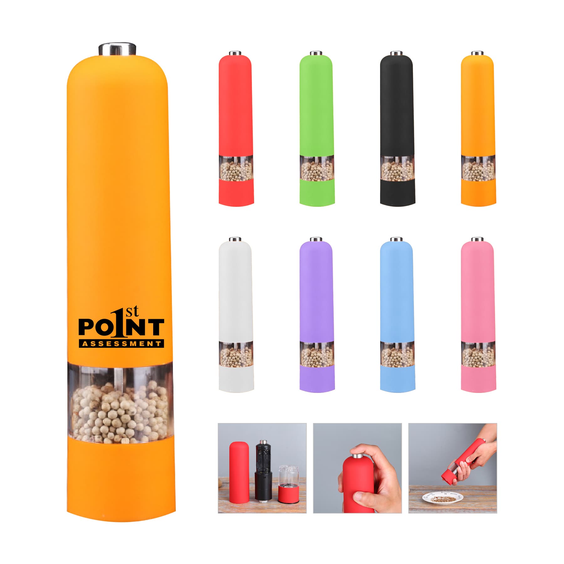 Electric Pepper Grinder Salt Mill