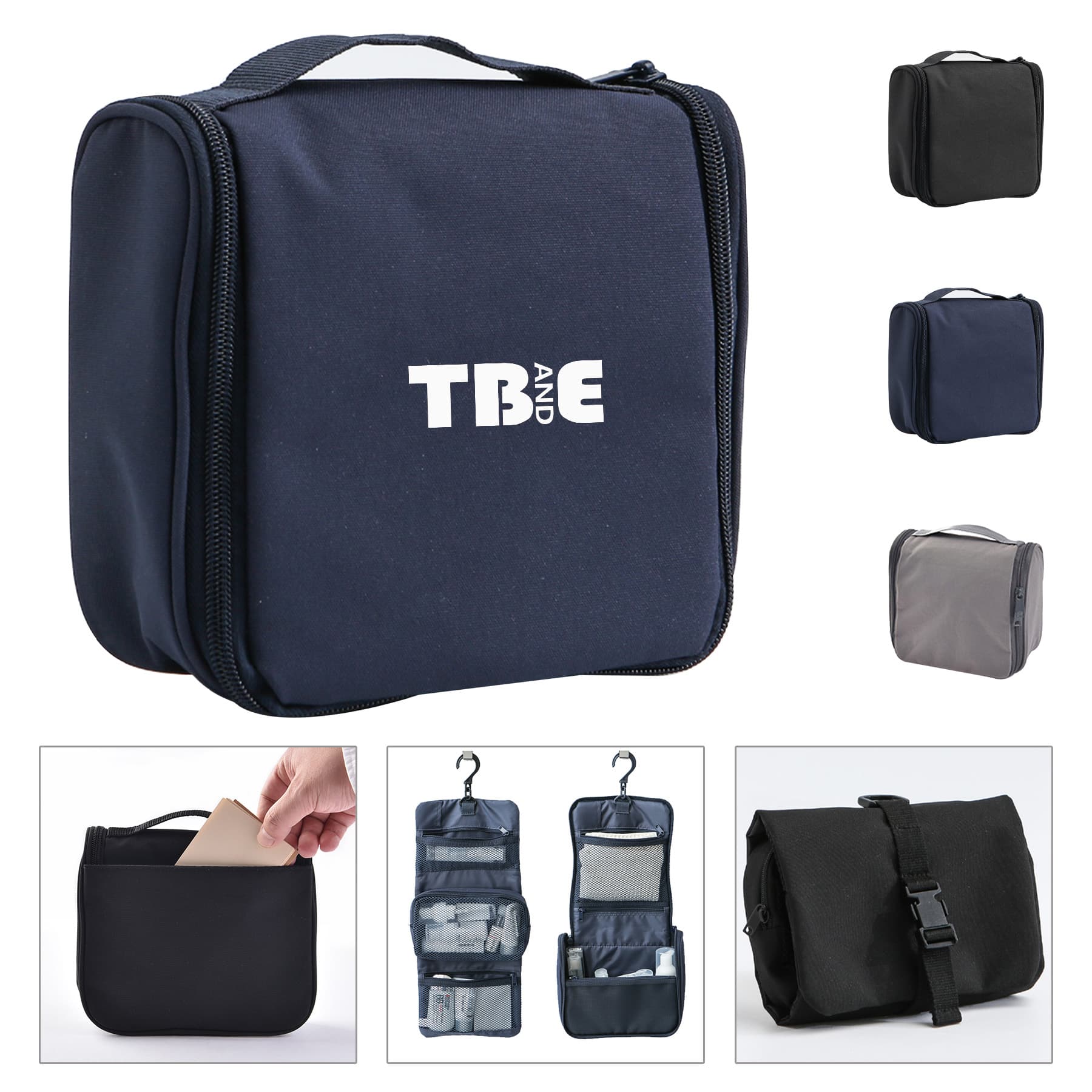 Foldable Hanging Travel Waterproof Wash Toiletry Bag Pouch