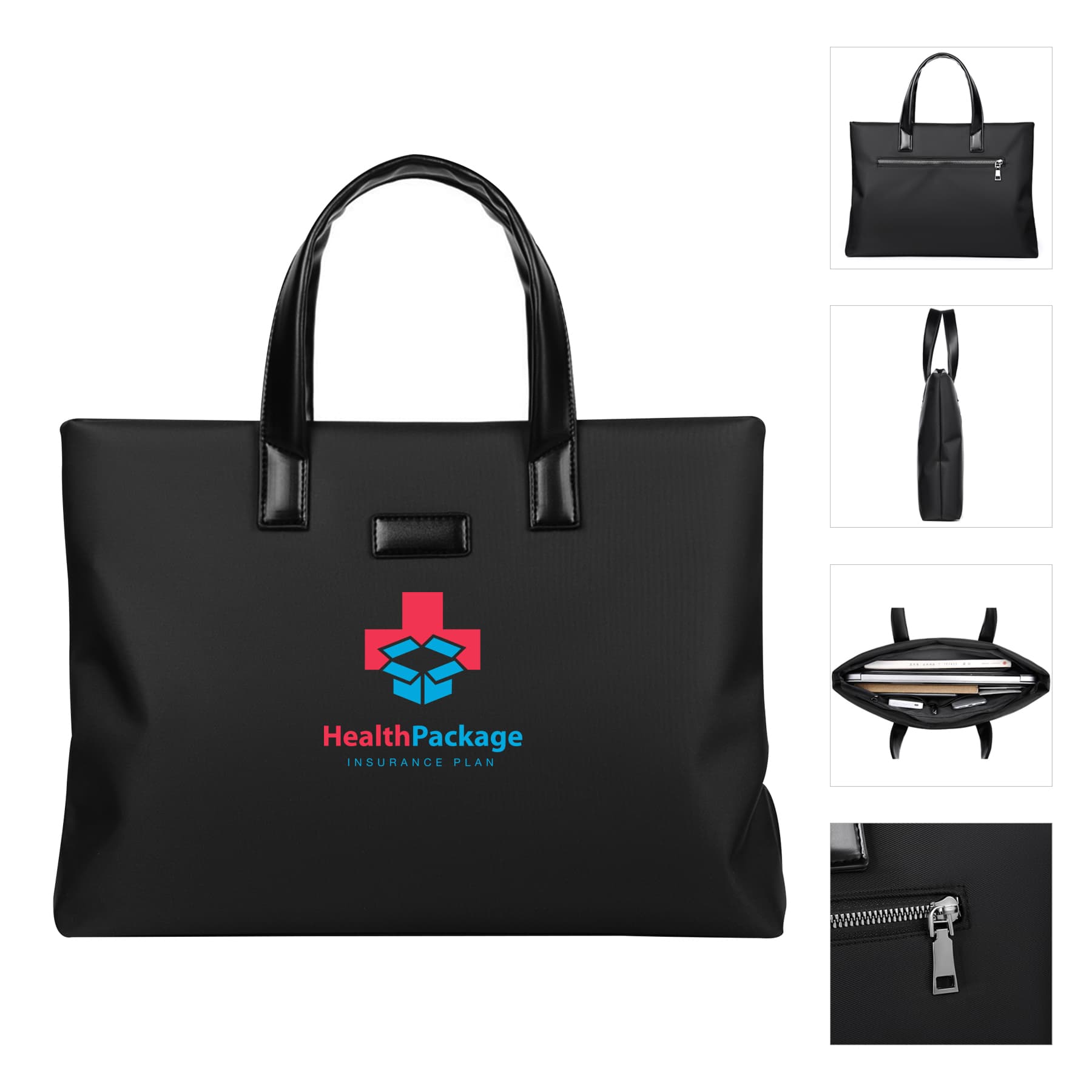 Portable Zipper Bussiness Briefcase