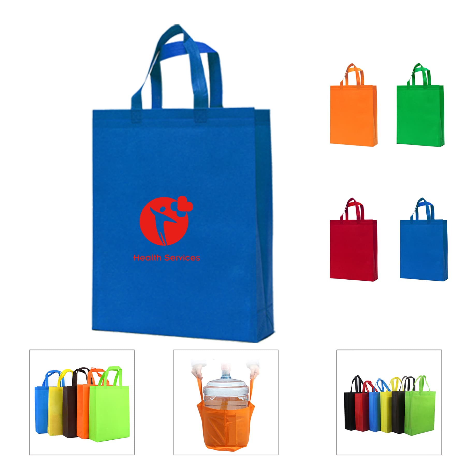 Durable Non-Woven Grocery Tote Bag