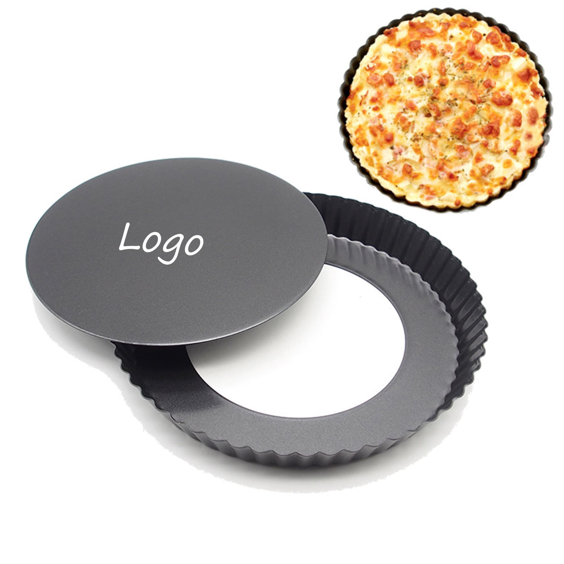 Round Steel Pizza Pan Tray