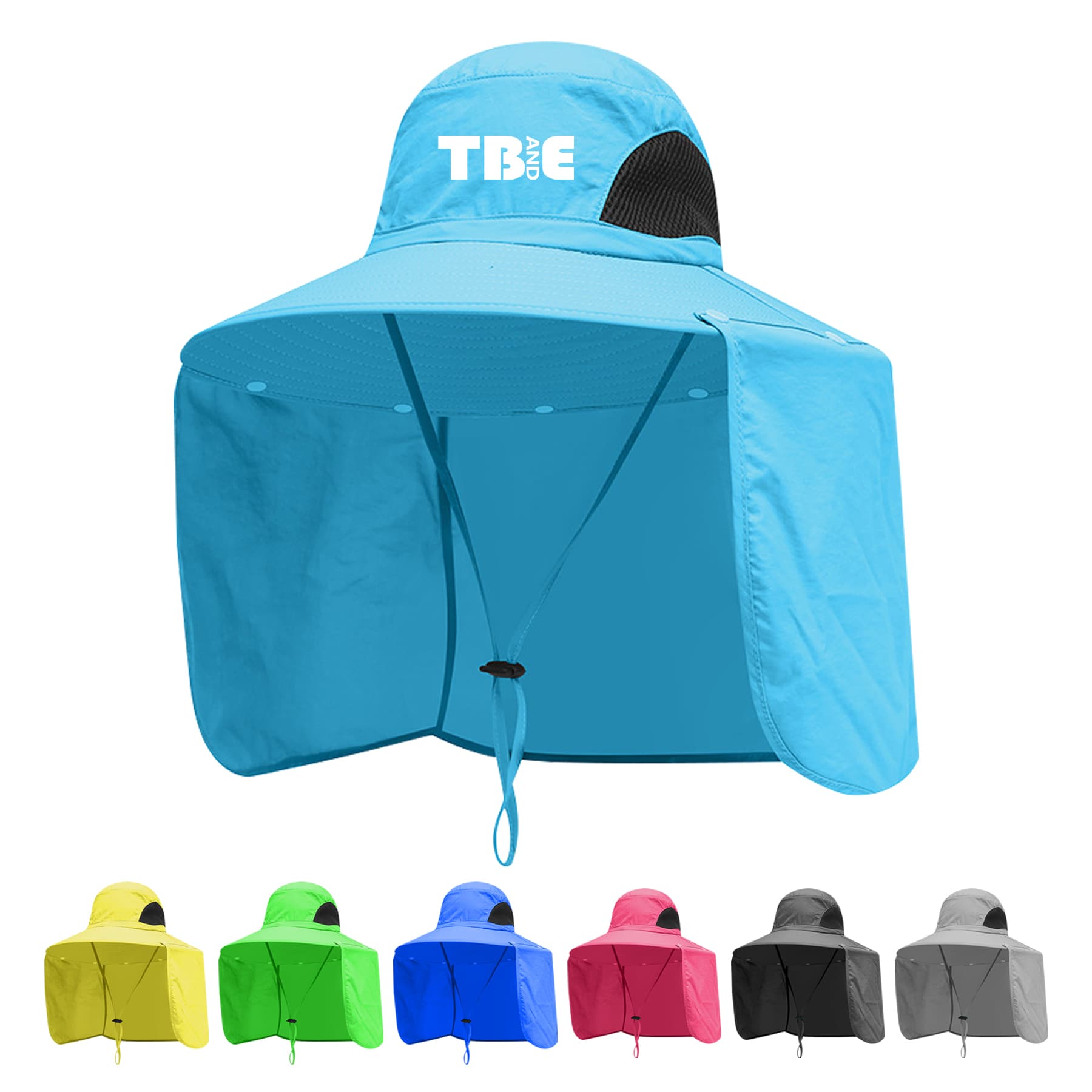 Quick-dry Sun Blocker Boonie Cap W/ Chin Strap