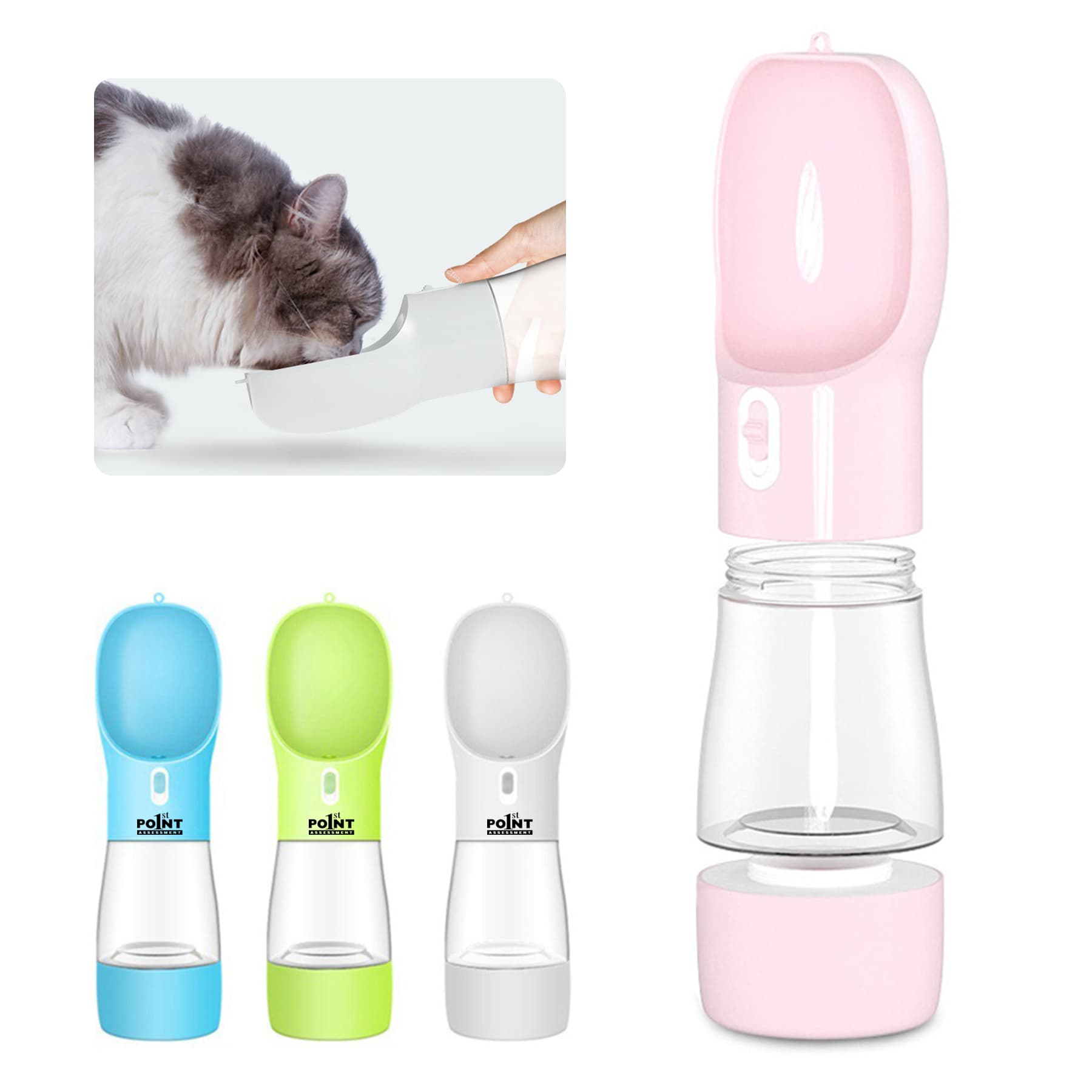 Pet Water and Food Cup for Outdoor Use