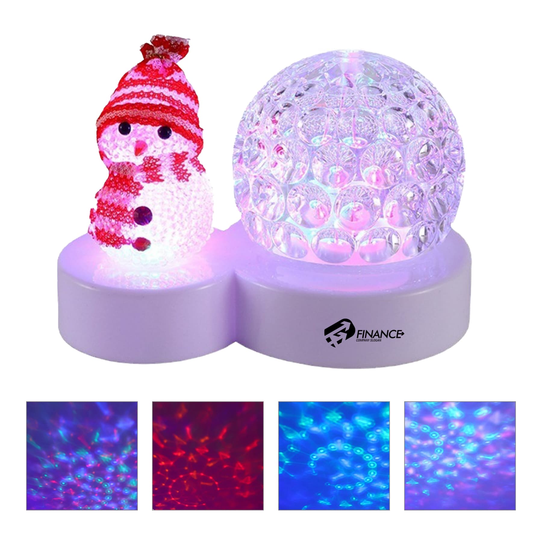 RGB Crystal Pineapple Night Light