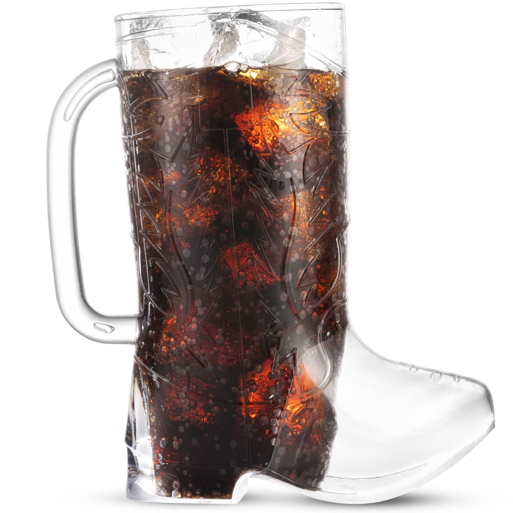 17 oz party reusable cowboy boot beer cup