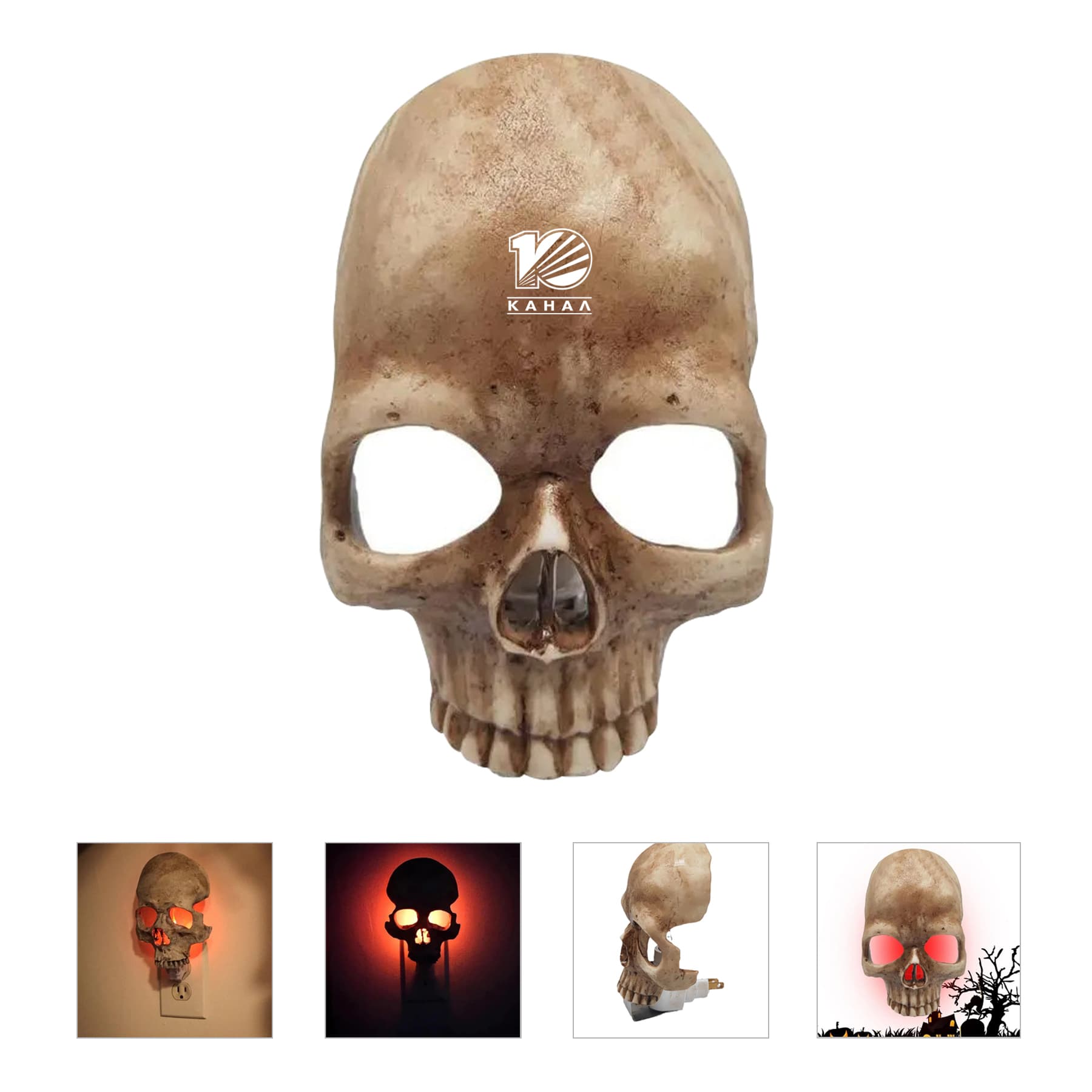 Halloween Skull Night Light