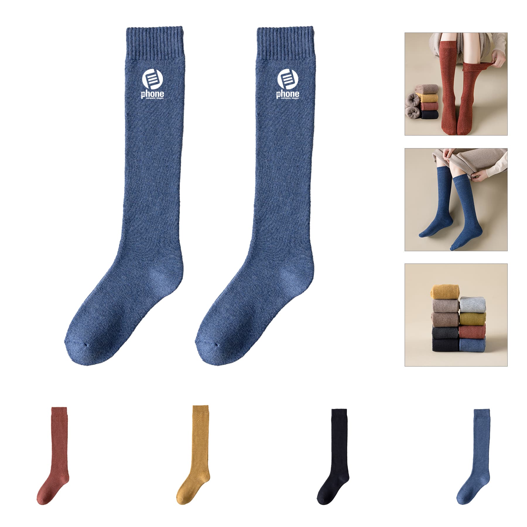 Unisex Long Boot Socks