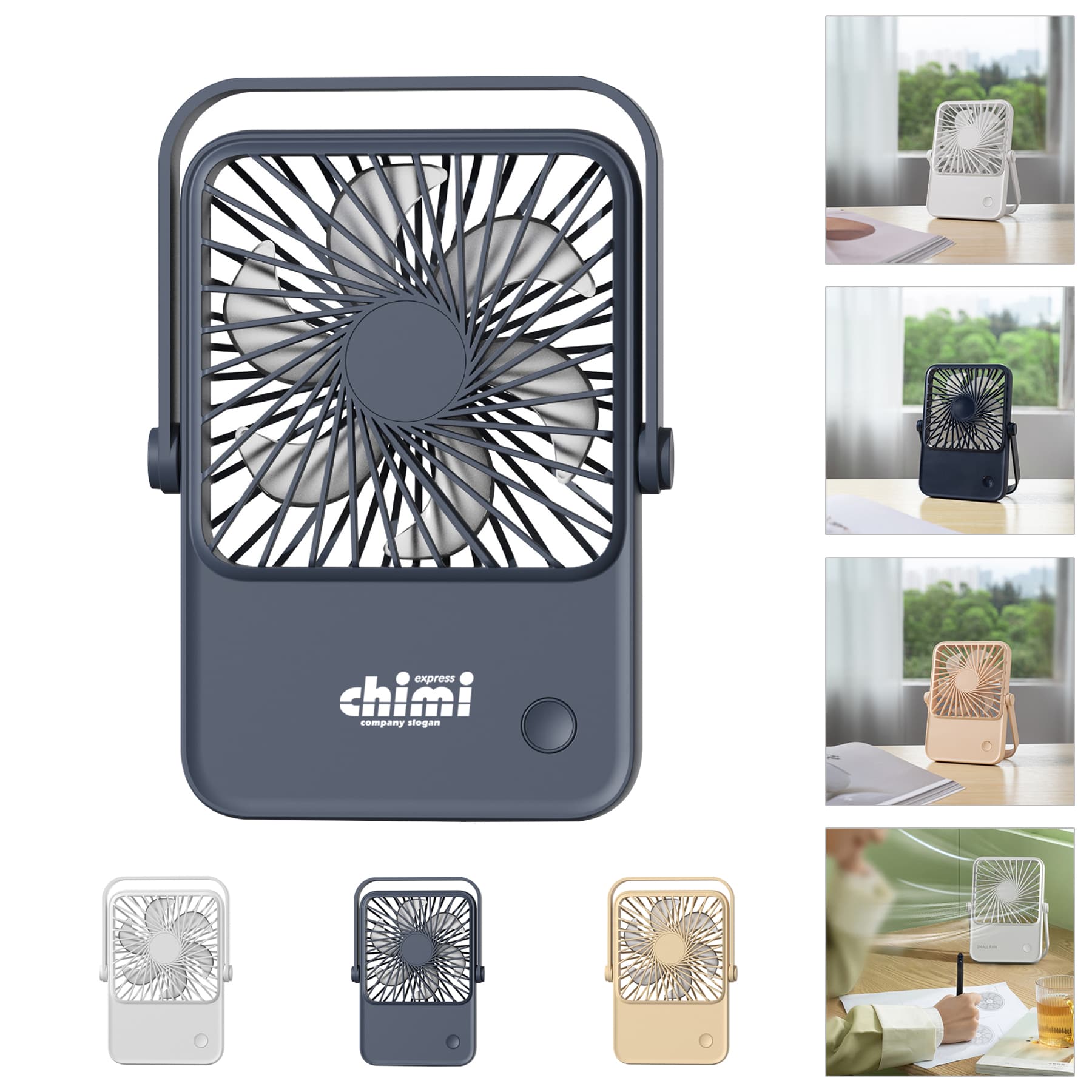 Folding Wall-mounted USB Portable Multi-Function Fan