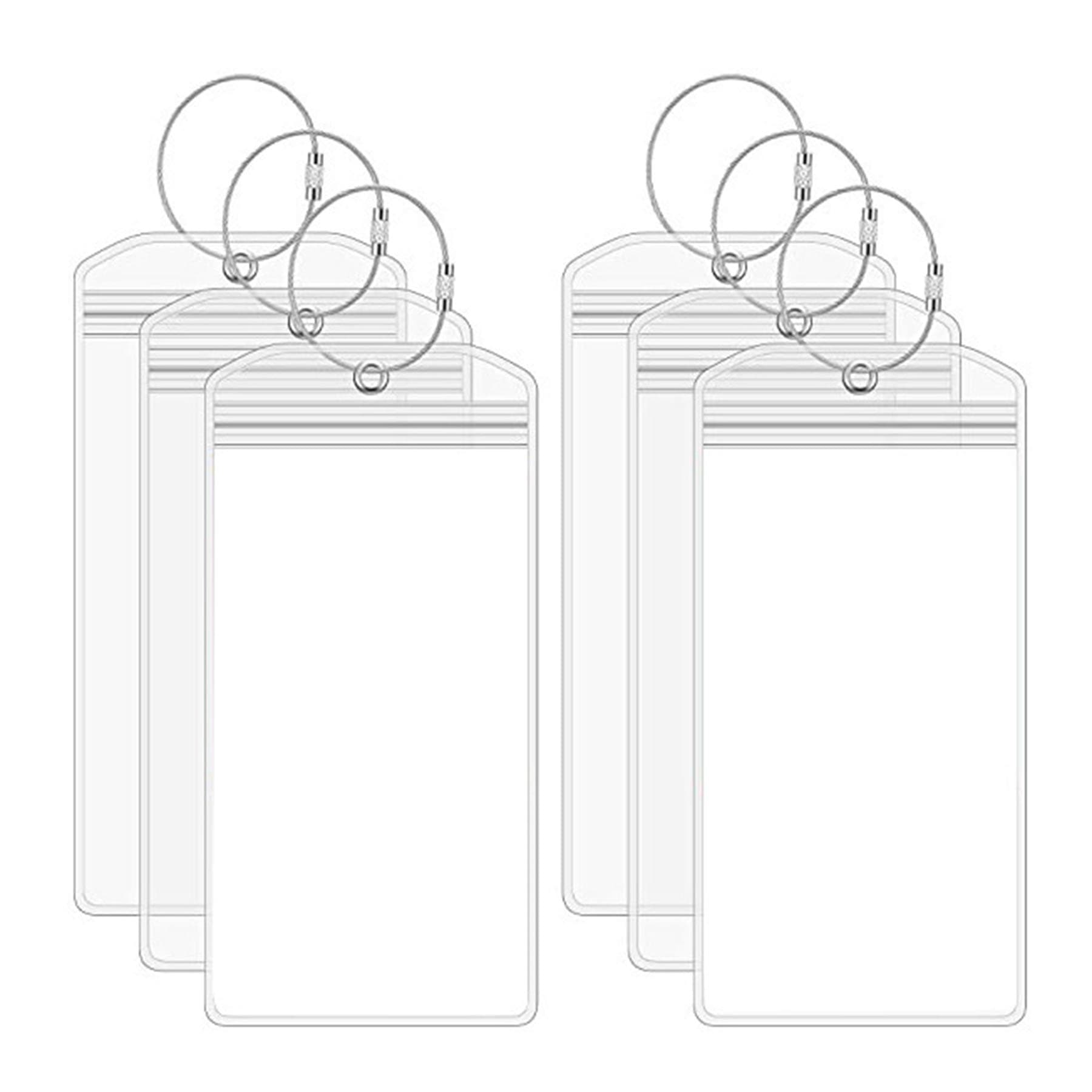 PVC Transparent Waterproof Luggage Tag