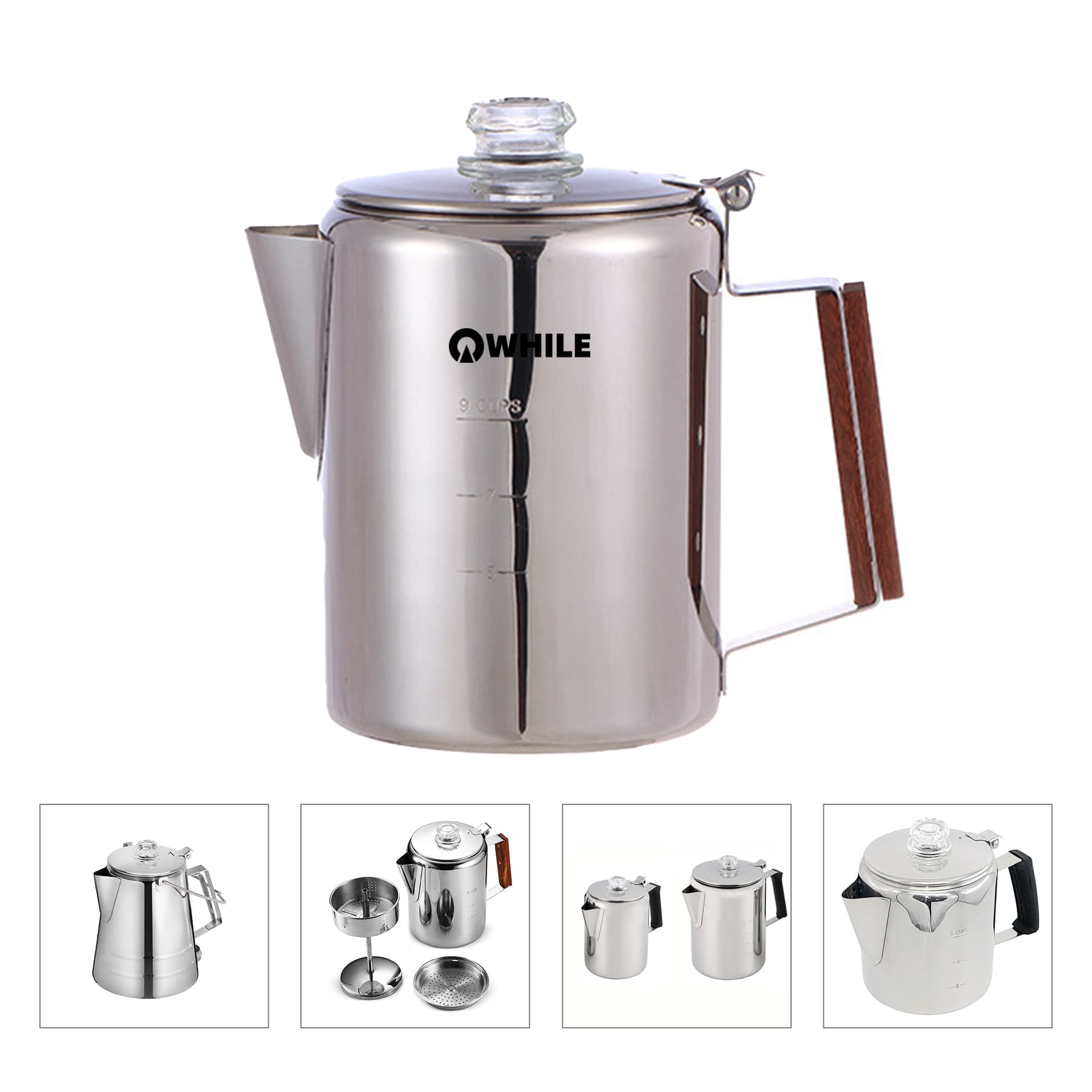 Camping Percolator Coffee Pot