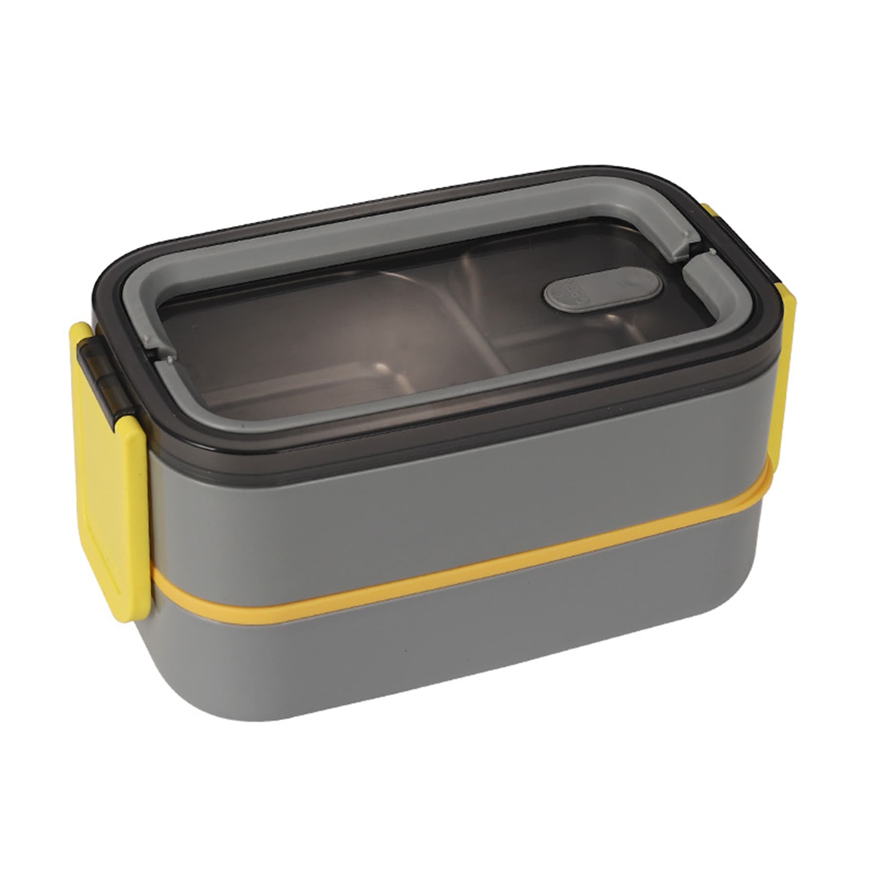 Double Layers Stainless Steel Lunch Box With Handle