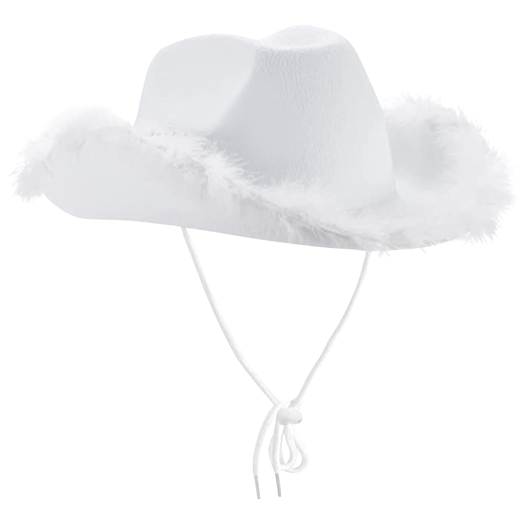 Fringe Trim Pink Denim Hat
