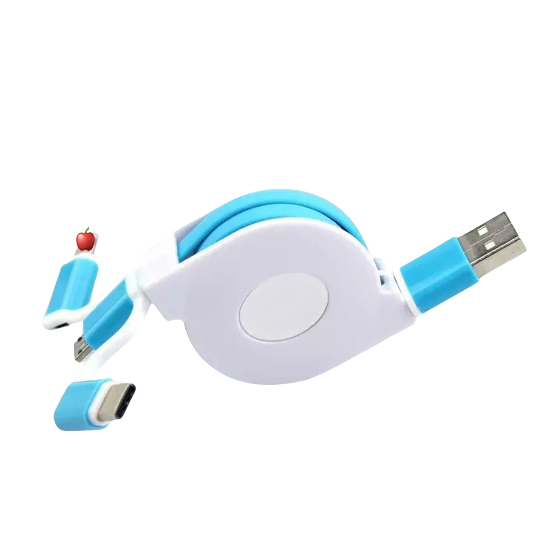 Portable 3-In-1 Retractable Charge Cable