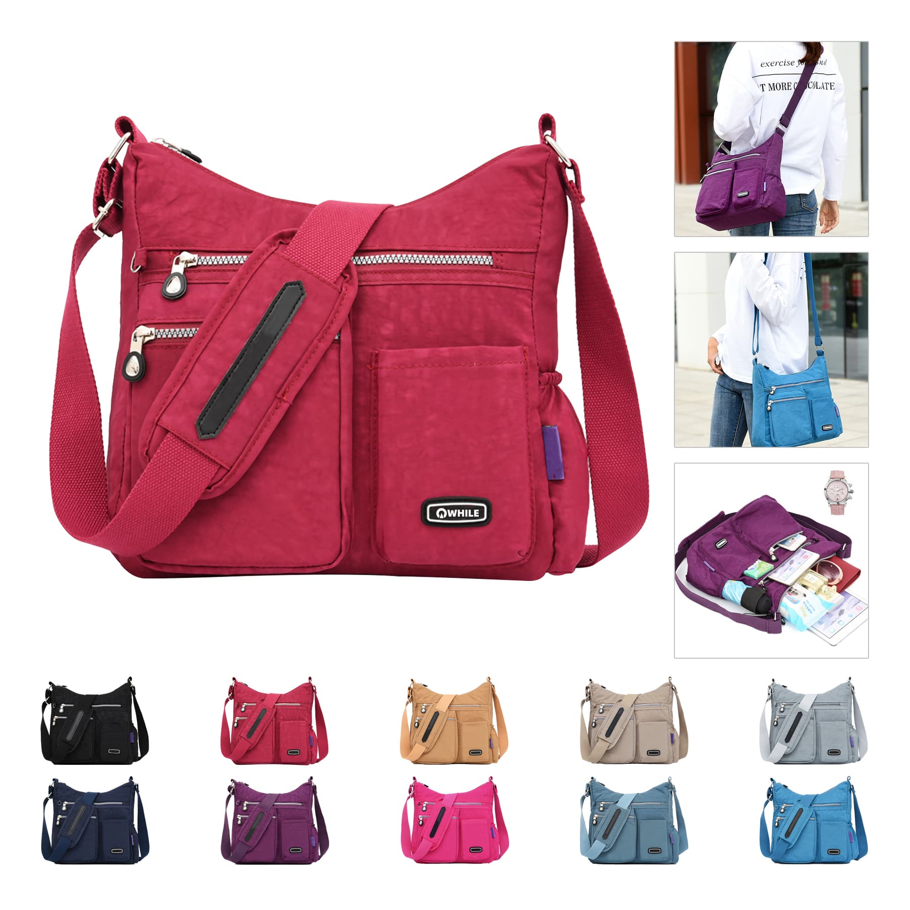 Nylon Shoulder Bags