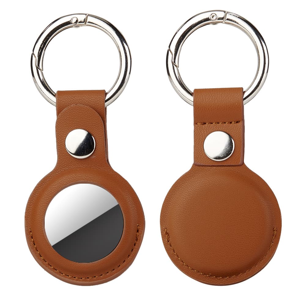Genuine Leather AirTag Case