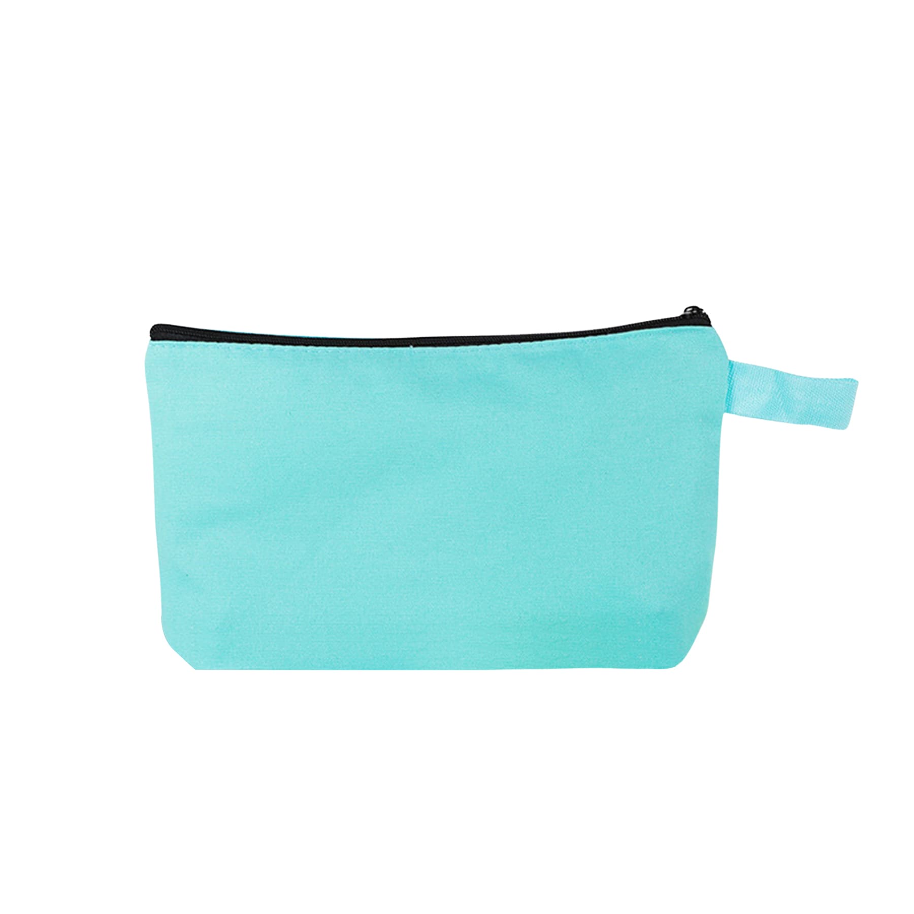 Colorful canvas pencil case handheld makeup bag organizer