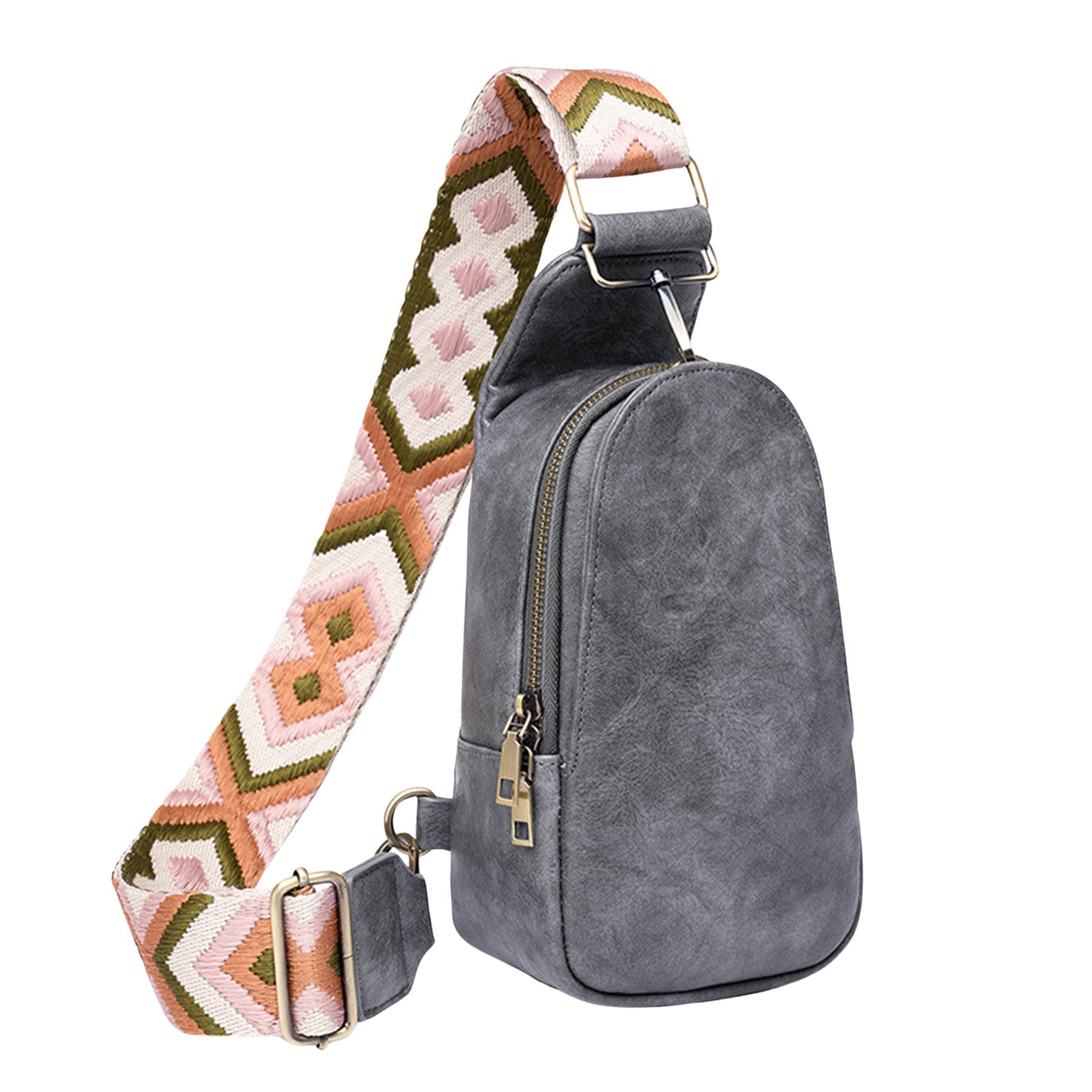 PU crossbody bag chest