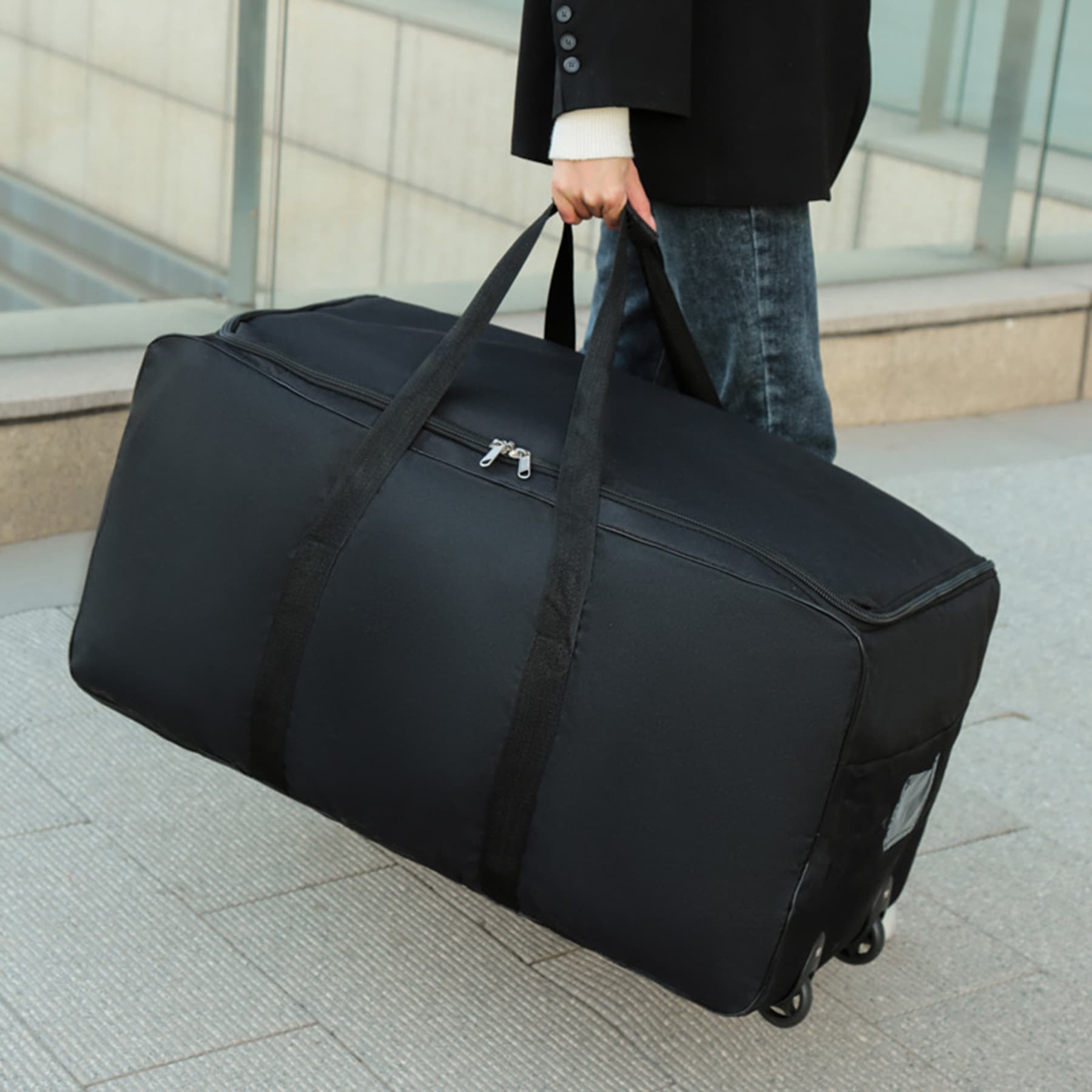 Foldable Duffel Bag With Water Resistant