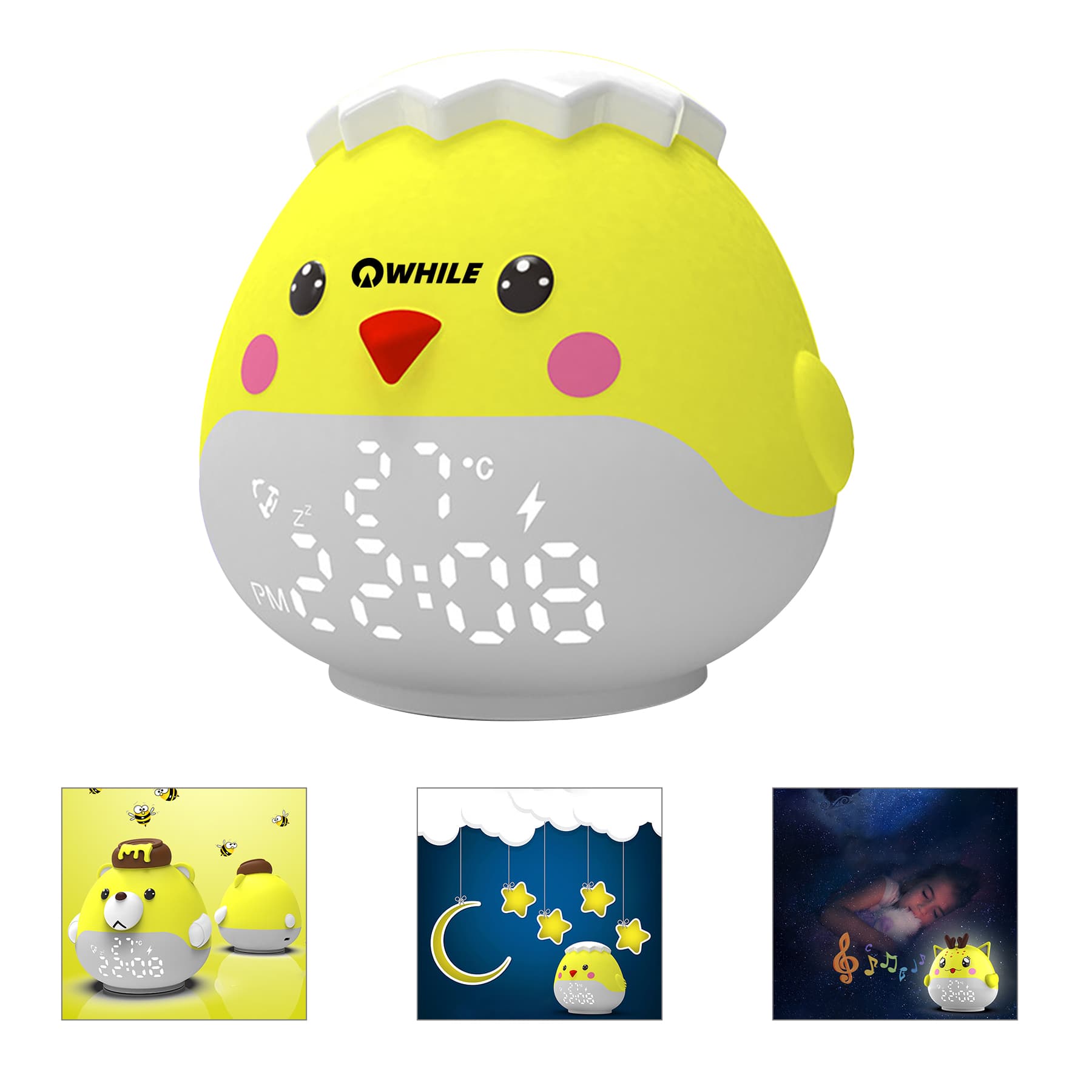 Animal Shape Wake-up Alarm for Kids