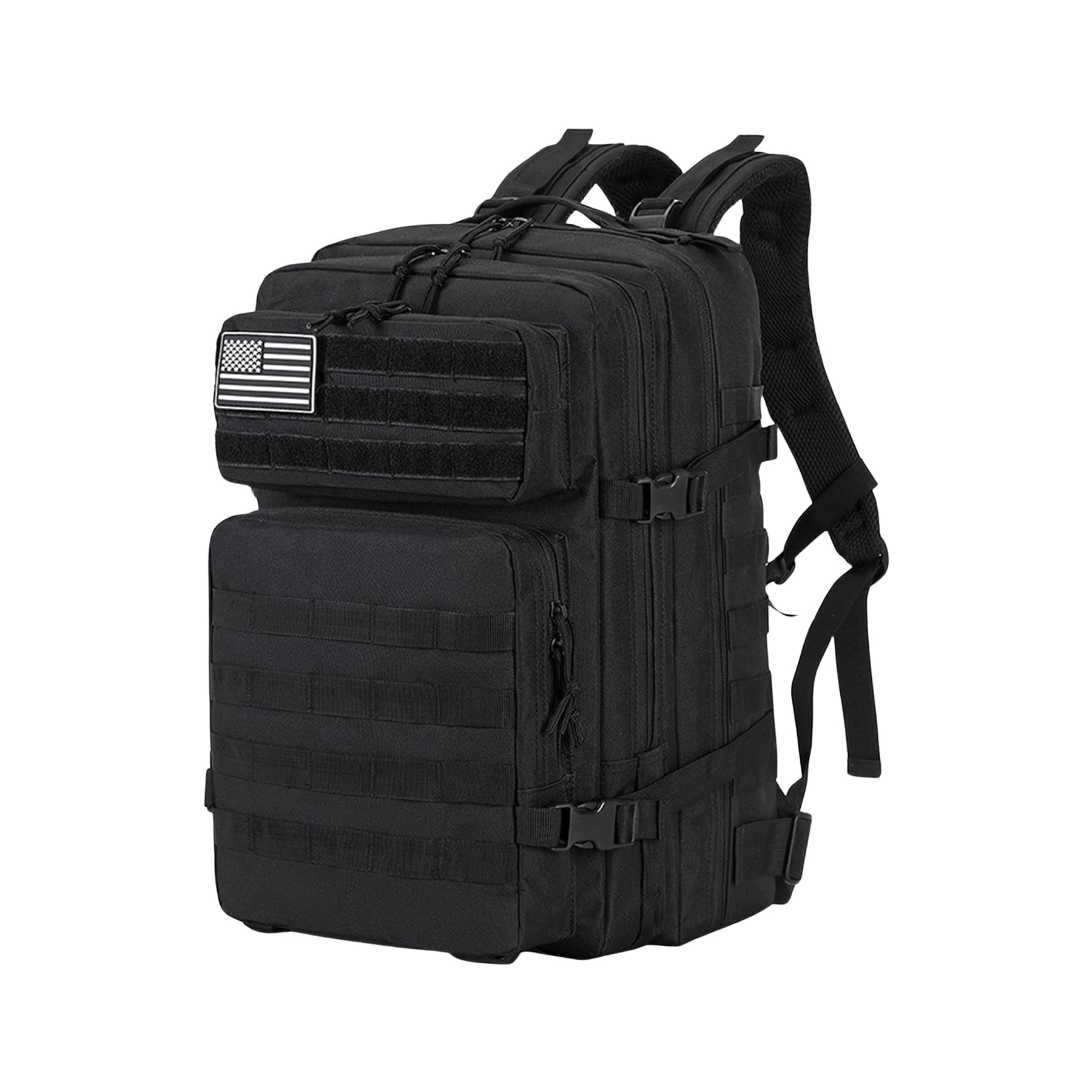 25L Tactical Backpack for Men Women Military Army Assault Pack Molle Small Bug Out Bag Travel Rucksack Daypack Black