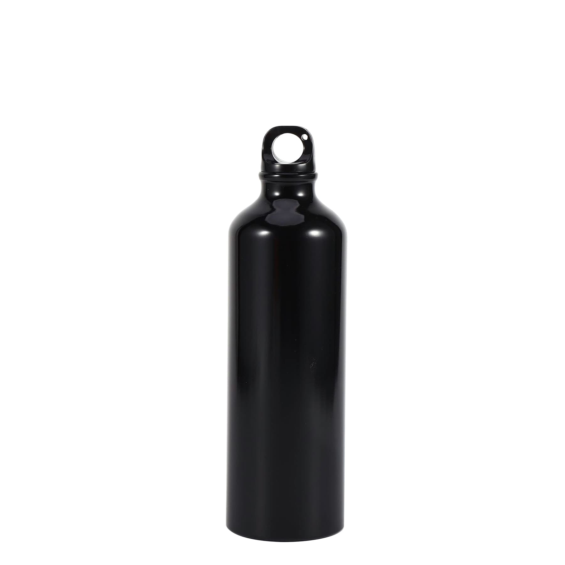 Aluminum bottle with carabiner