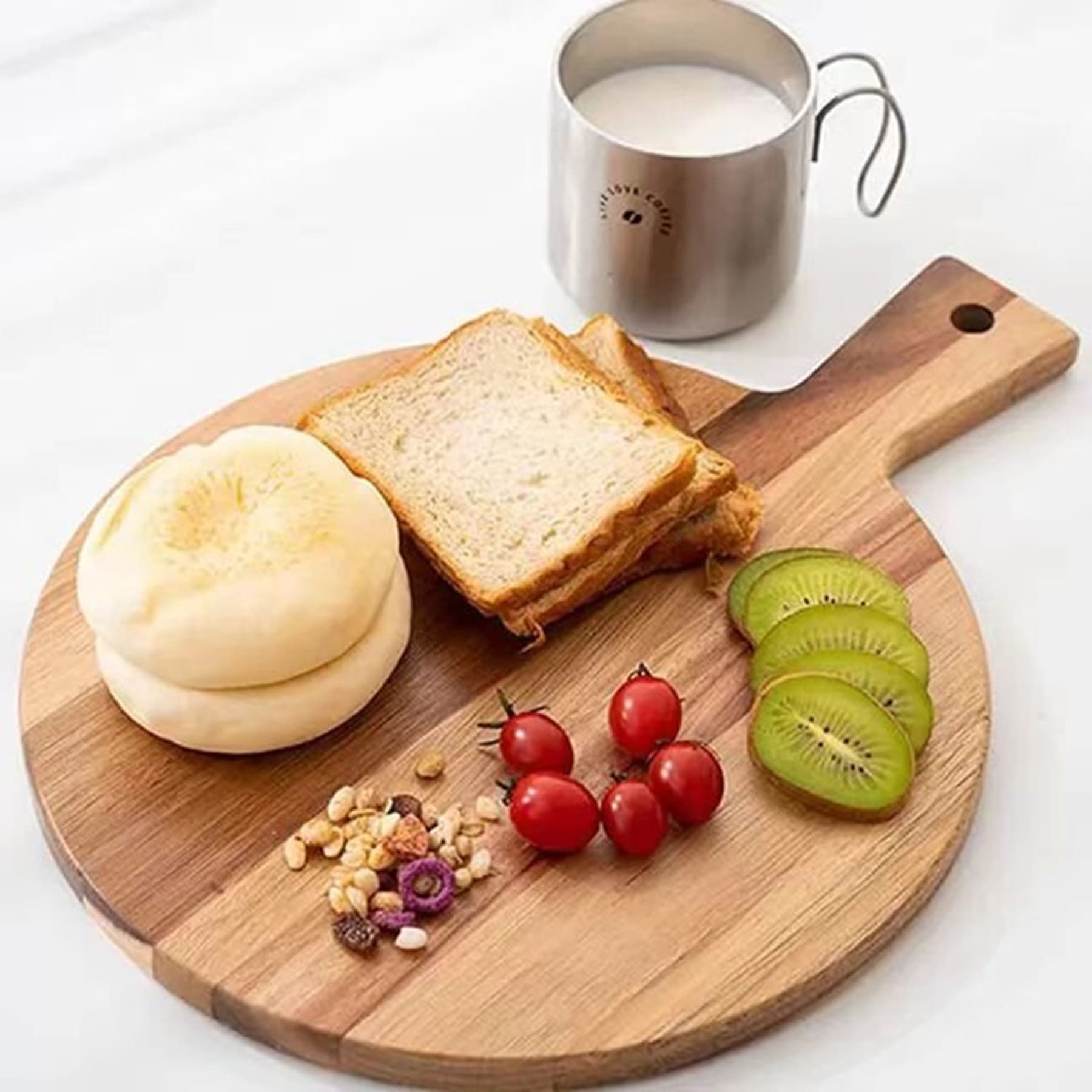 12" Cutting Board Wooden Pizza Board