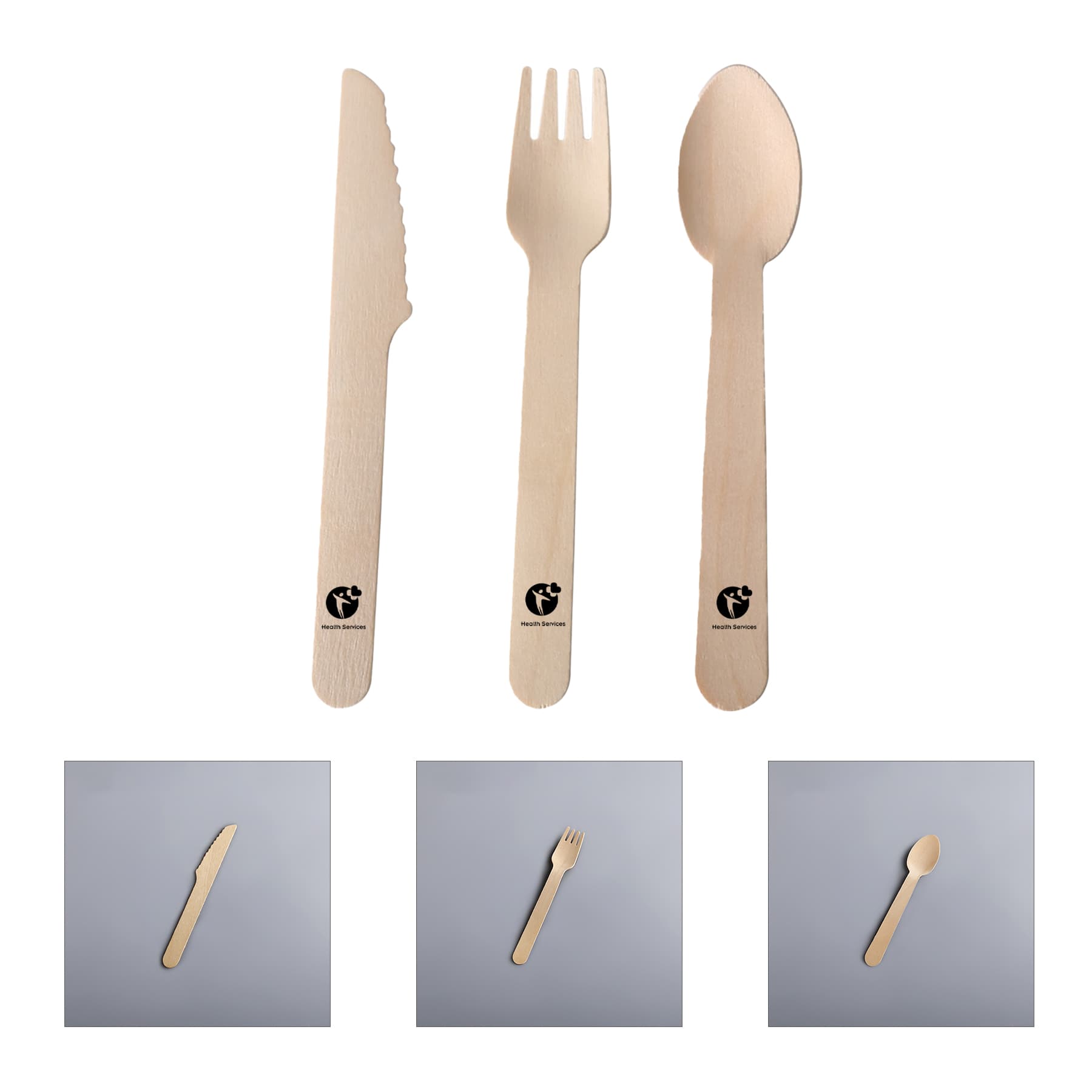 Disposable Wooden Cutlery Sets
