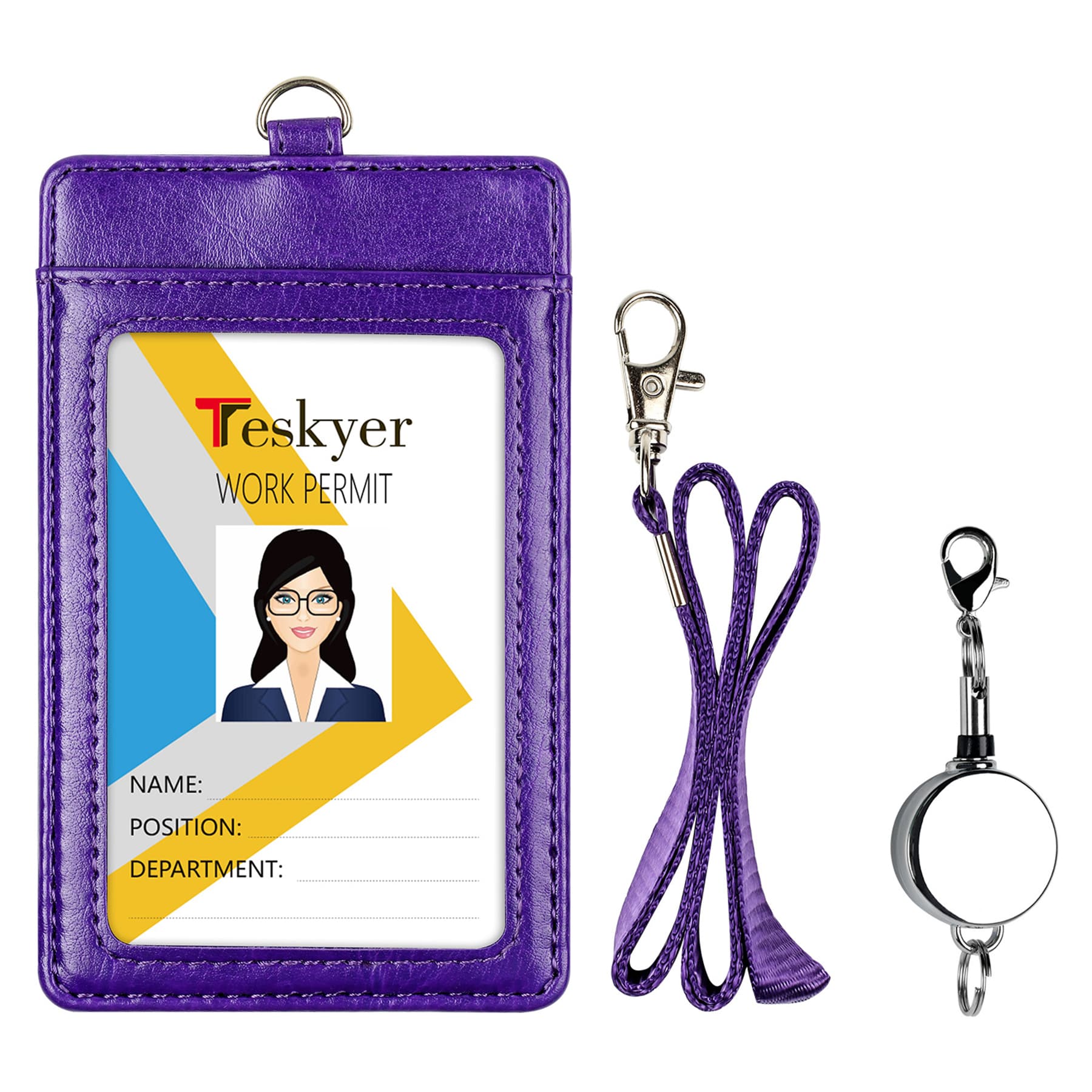 Leather Badge Holder