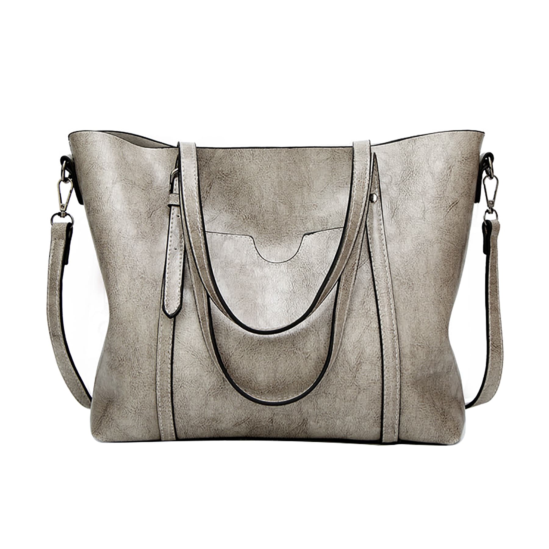 Large Handbag Leather Single Backpack Strap