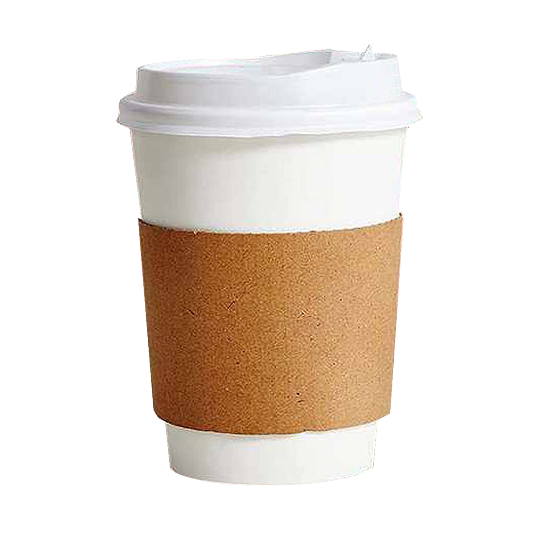 Custom Full Color Kraft Coffee Cup Sleeve One-Size-Fits-All